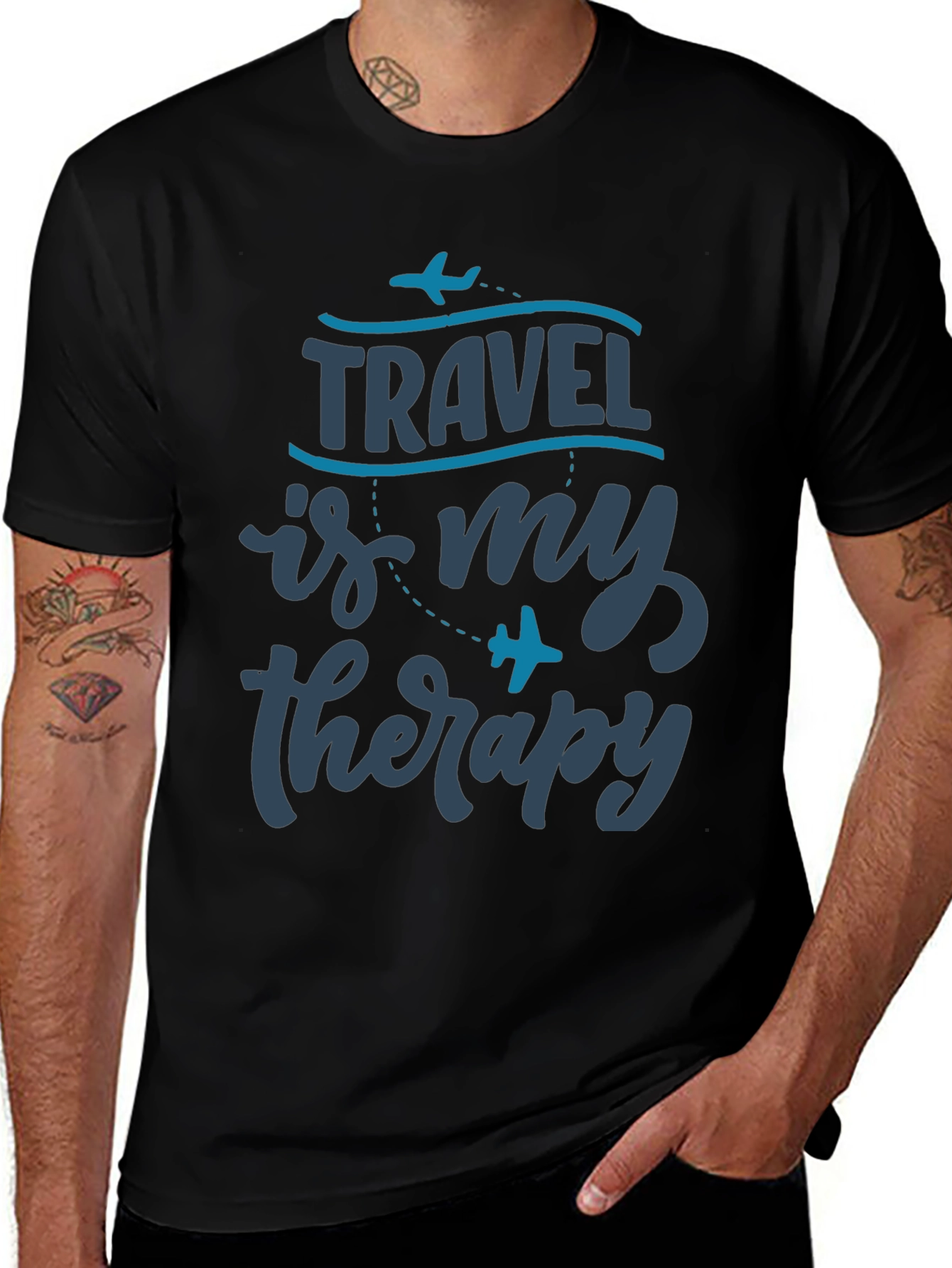 Travel is My Therapy Graphic Tee