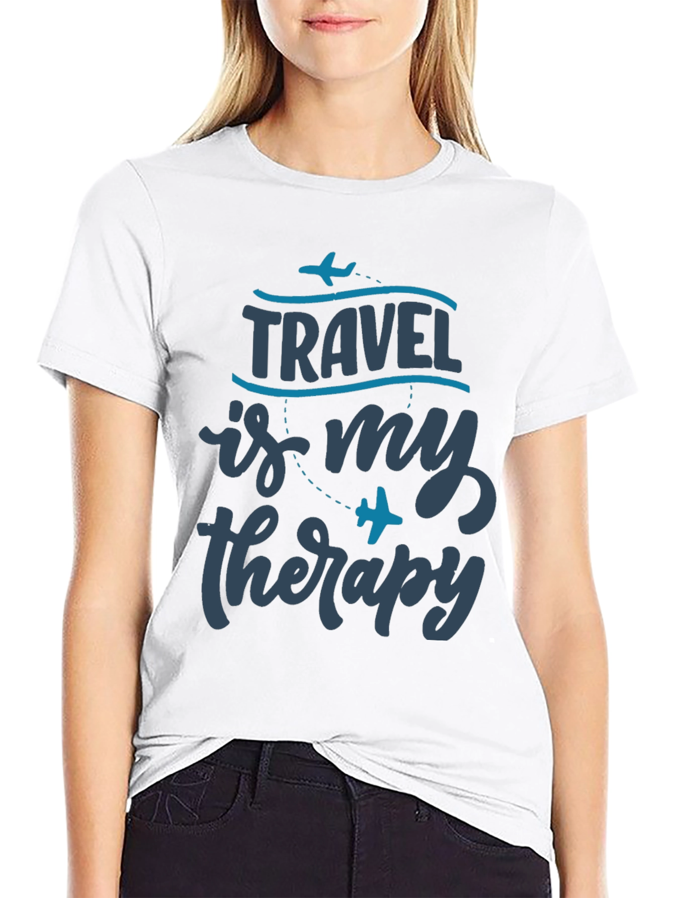 Travel is My Therapy Graphic Tee