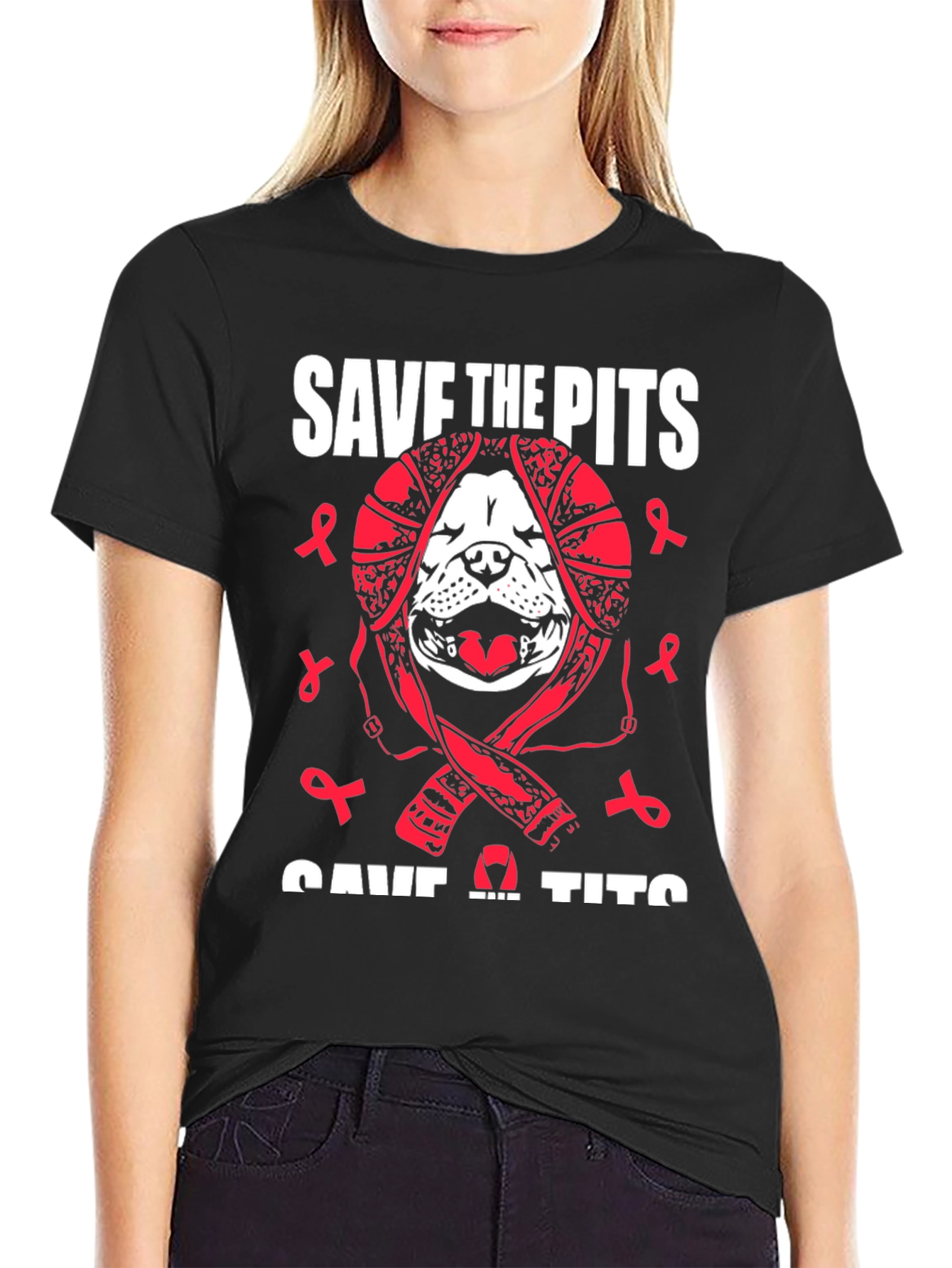 Save the Pits T-Shirt Dog Lover Tee