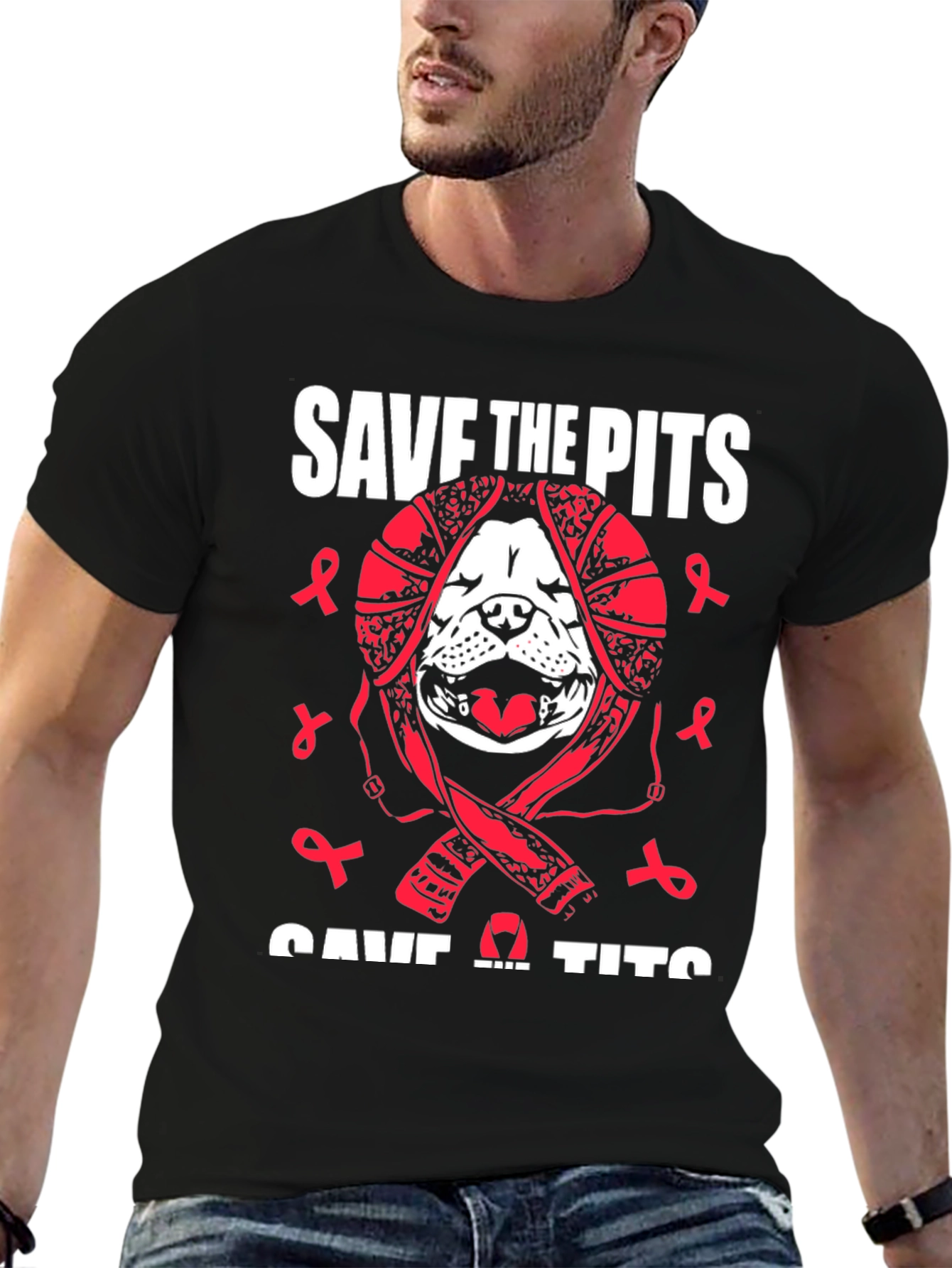 Save the Pits T-Shirt Dog Lover Tee
