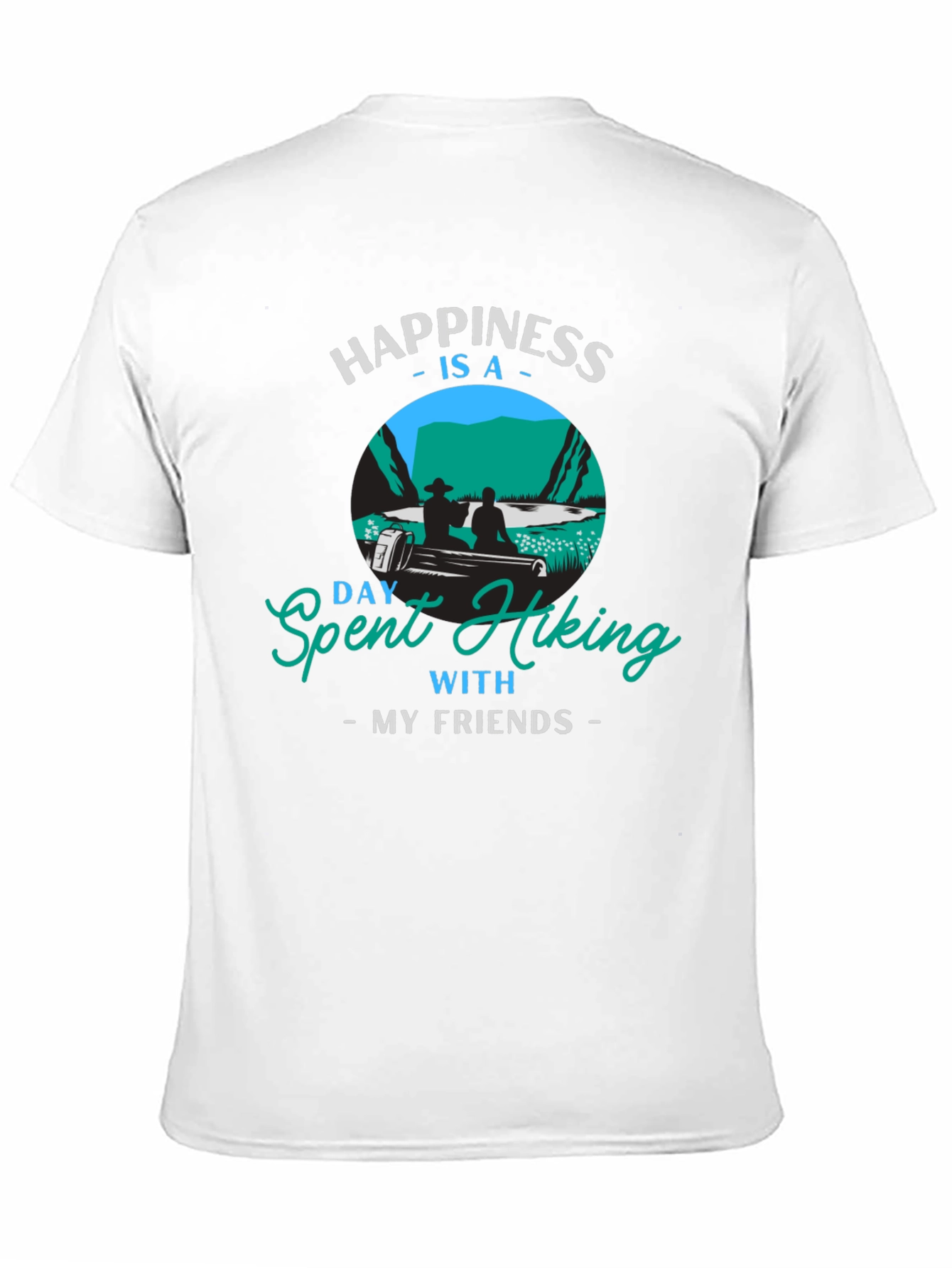 Hiking Friends Tee - Happiness Is Hiking