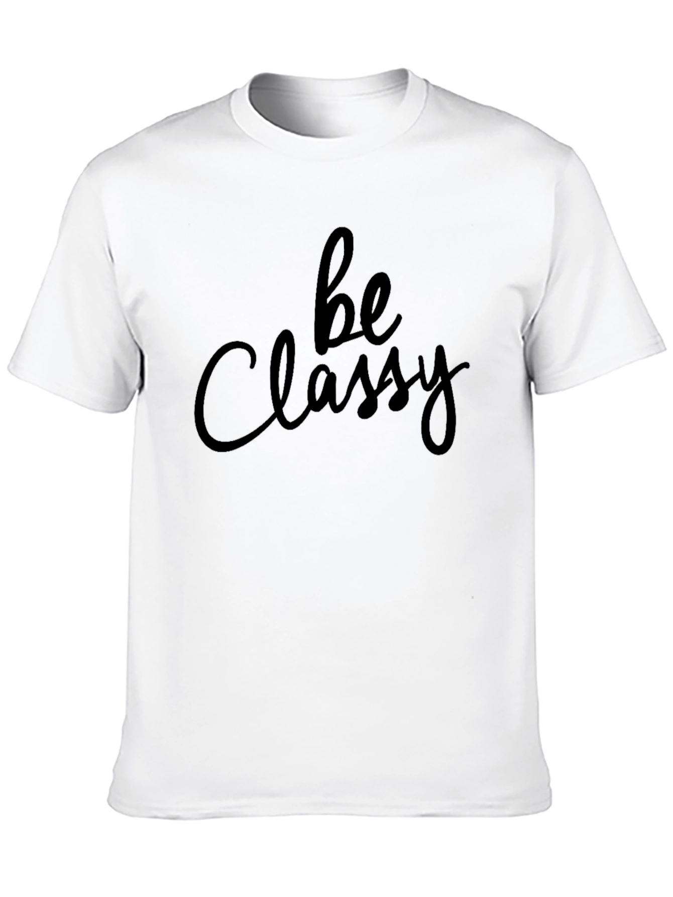 Be Classy Black T-Shirt - Stylish Casual Wear