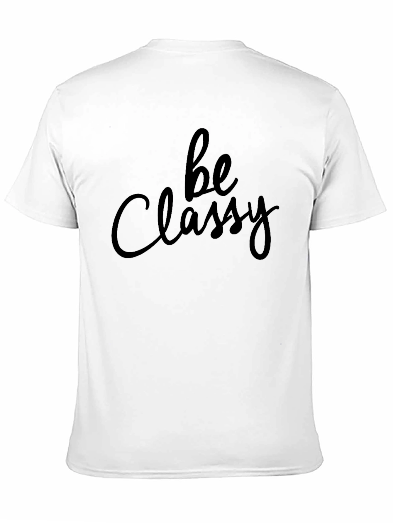 Be Classy Black T-Shirt - Stylish Casual Wear