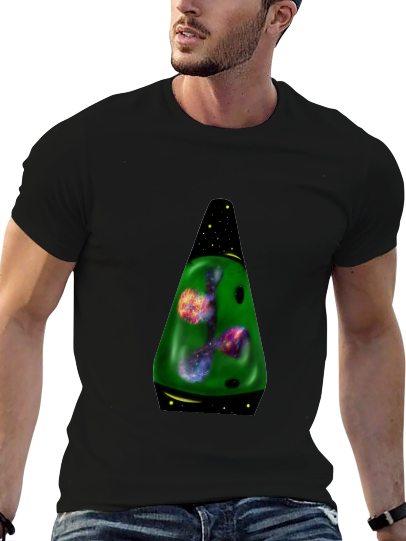 Galaxy Lava Lamp Graphic T-Shirt