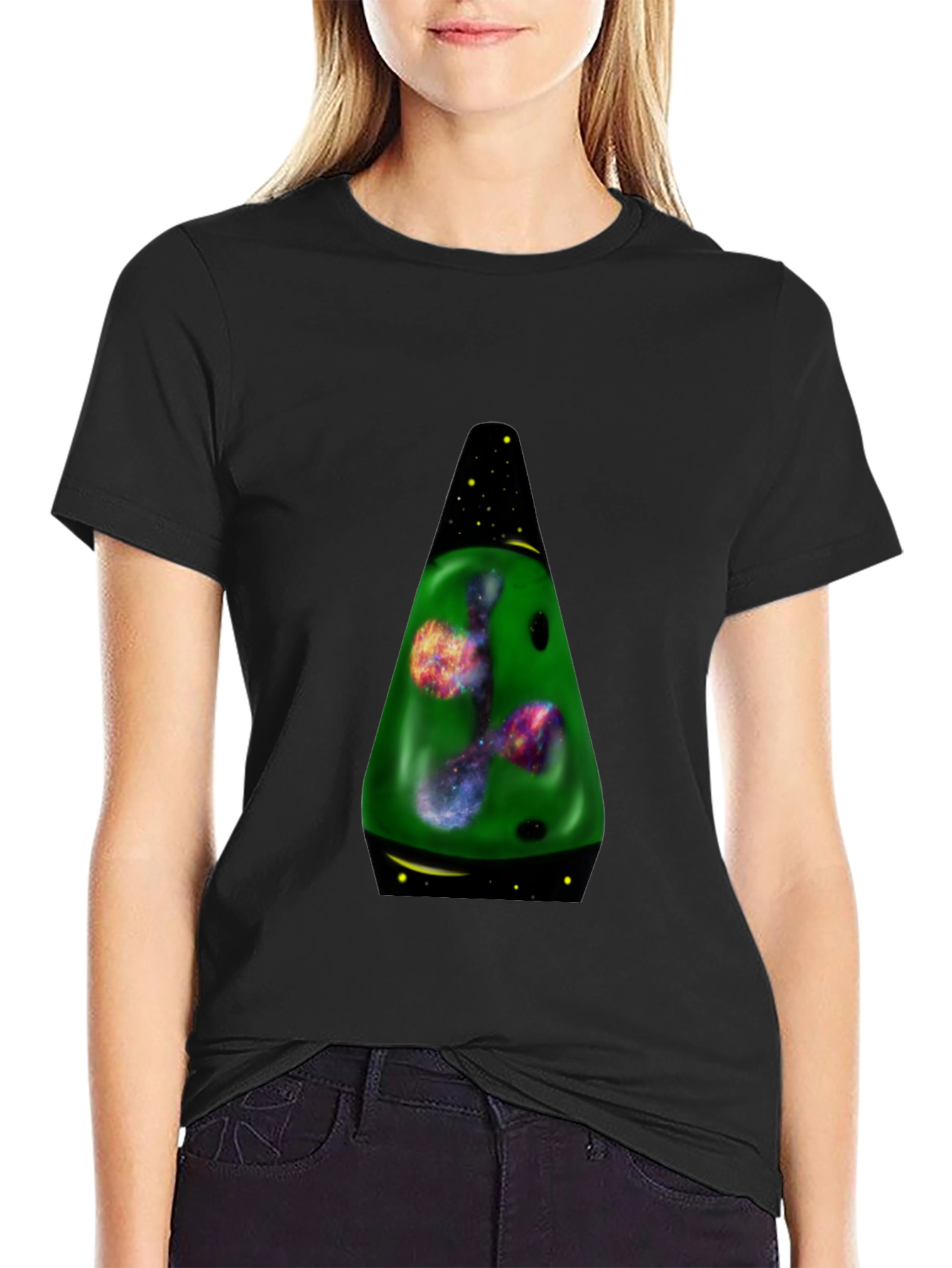 Galaxy Lava Lamp Graphic T-Shirt