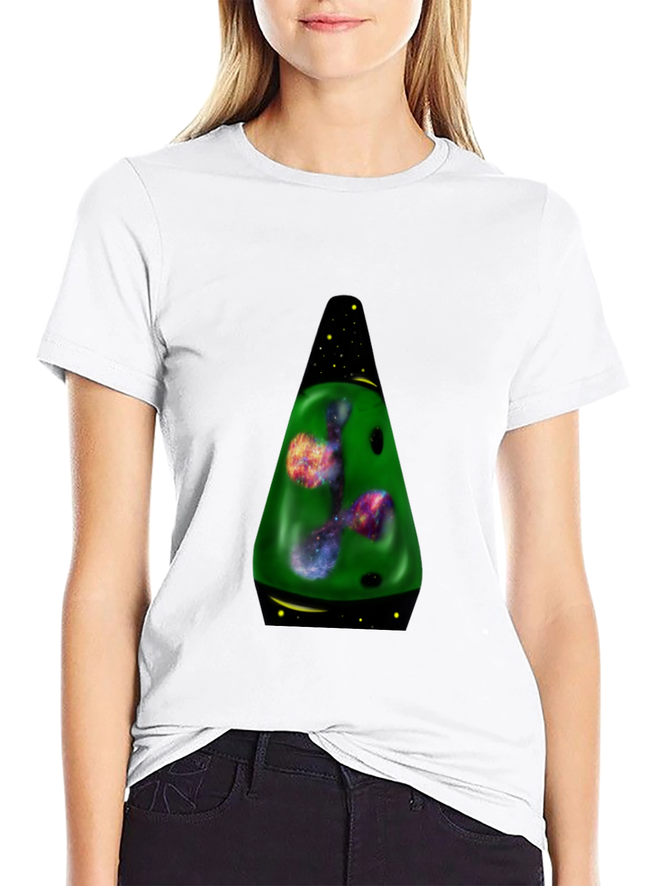 Galaxy Lava Lamp Graphic T-Shirt