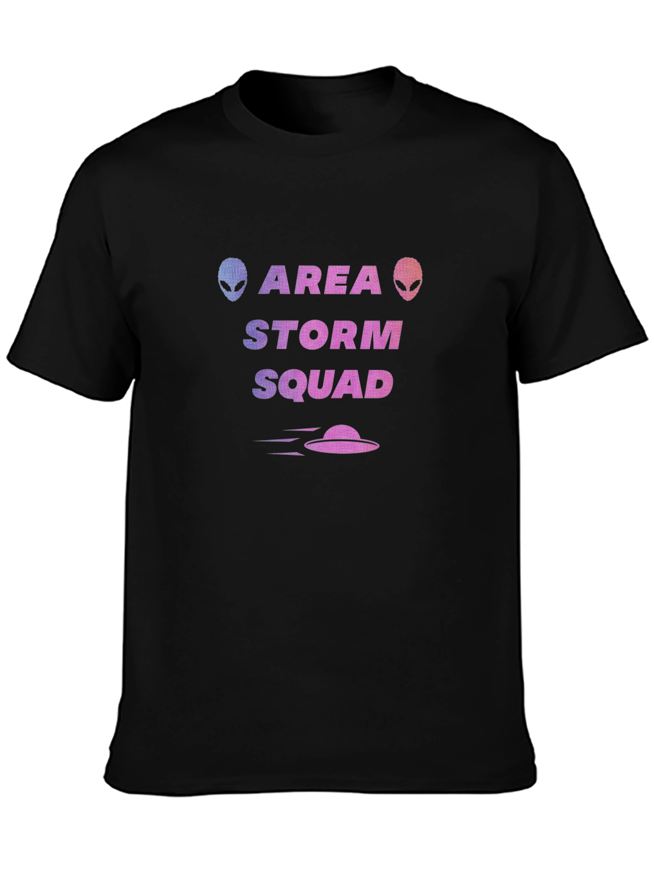 Area Storm Squad Alien Graphic Black T-Shirt
