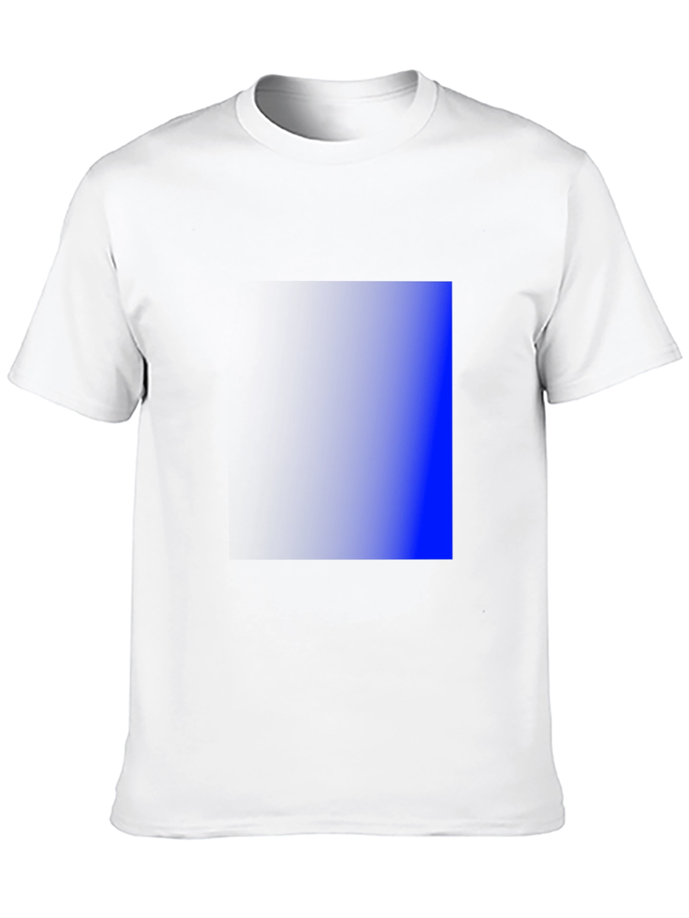 Mens Black T-Shirt with Gradient Square Design