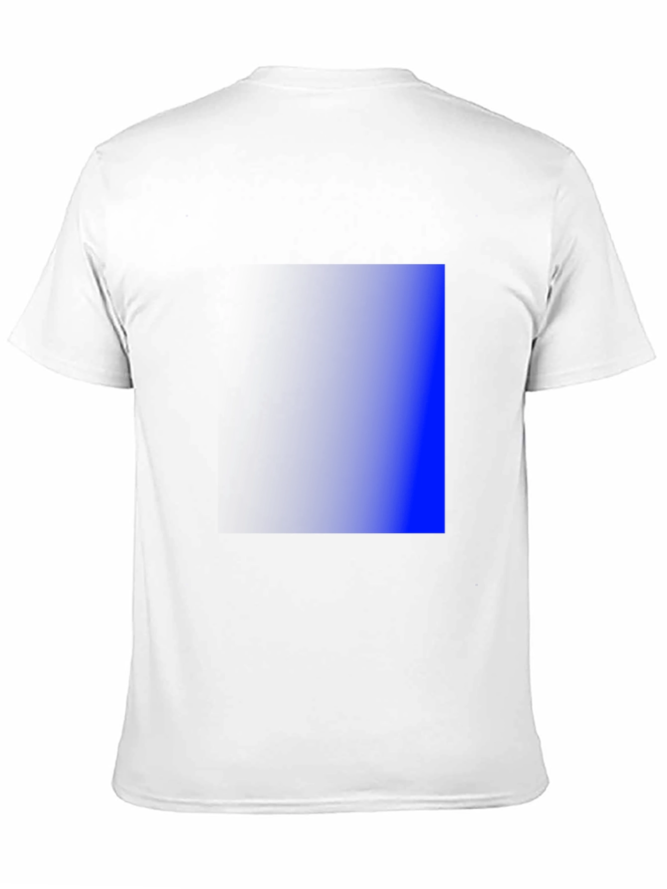 Mens Black T-Shirt with Gradient Square Design