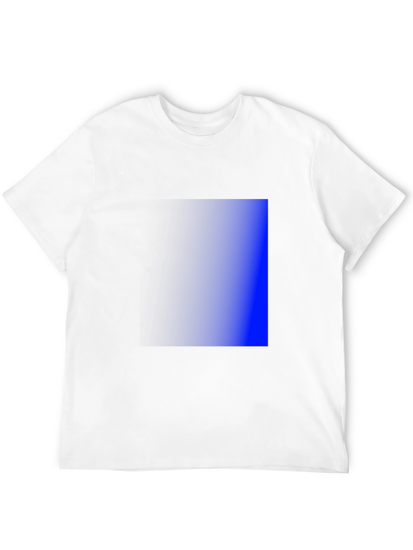 Mens Black T-Shirt with Gradient Square Design