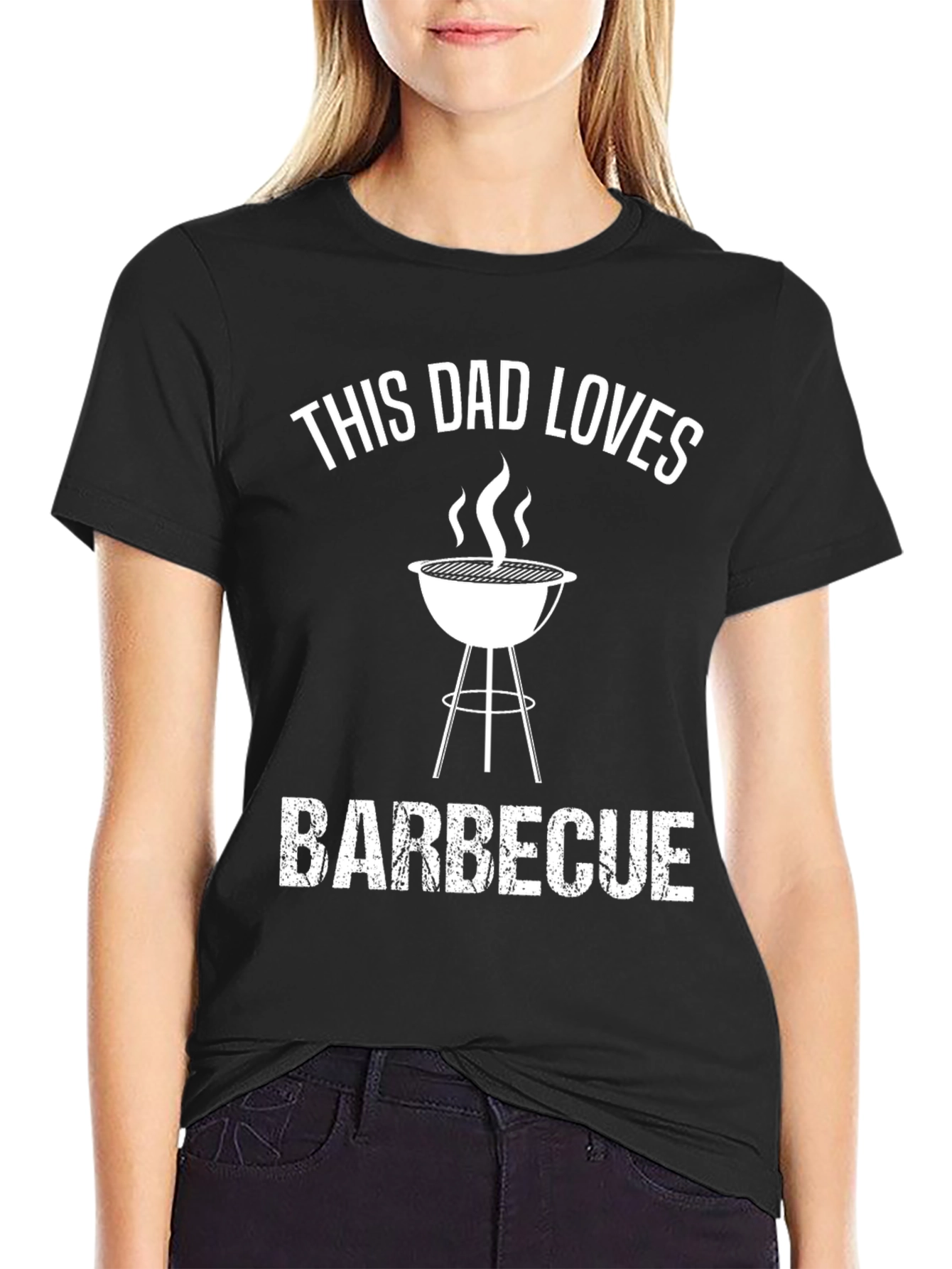 This Dad Loves Barbecue Graphic T-Shirt