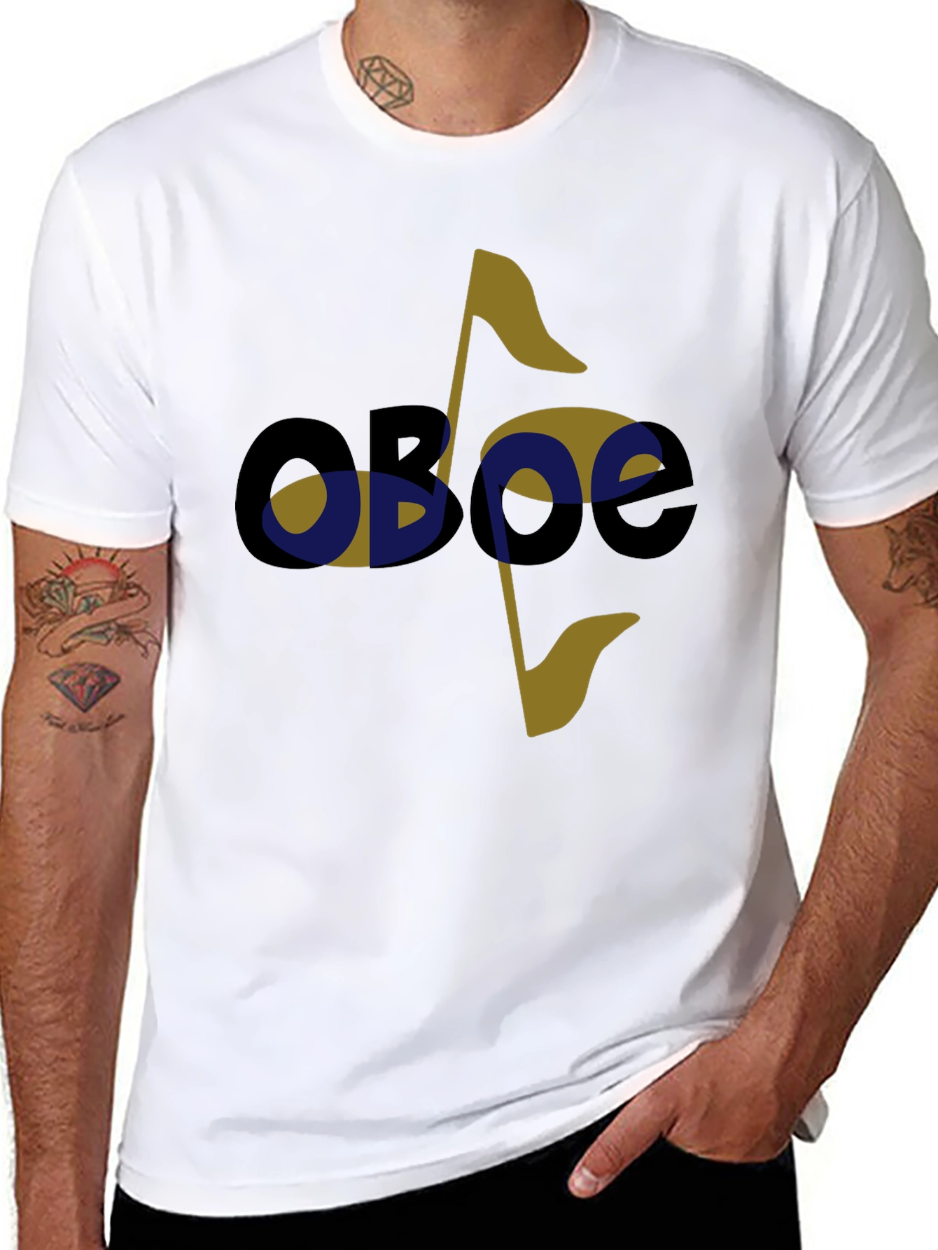 Oboe Music T-Shirt - Musician Gift