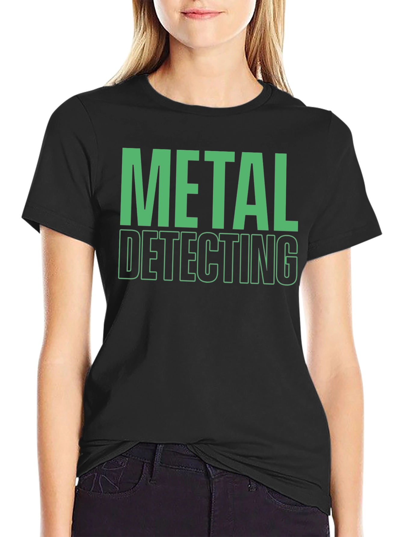 Metal Detecting T-Shirt - Black Graphic Tee