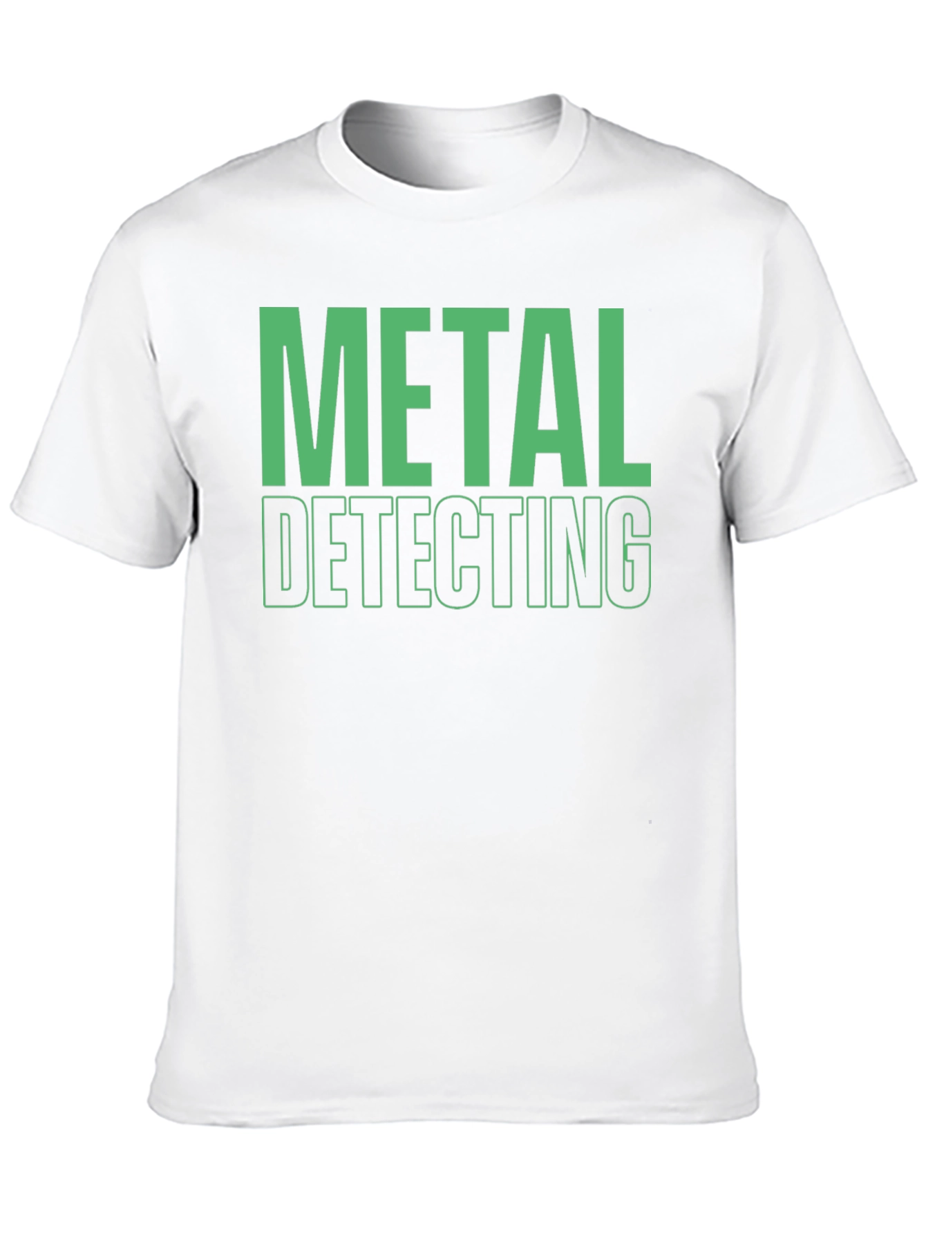 Metal Detecting T-Shirt - Black Graphic Tee