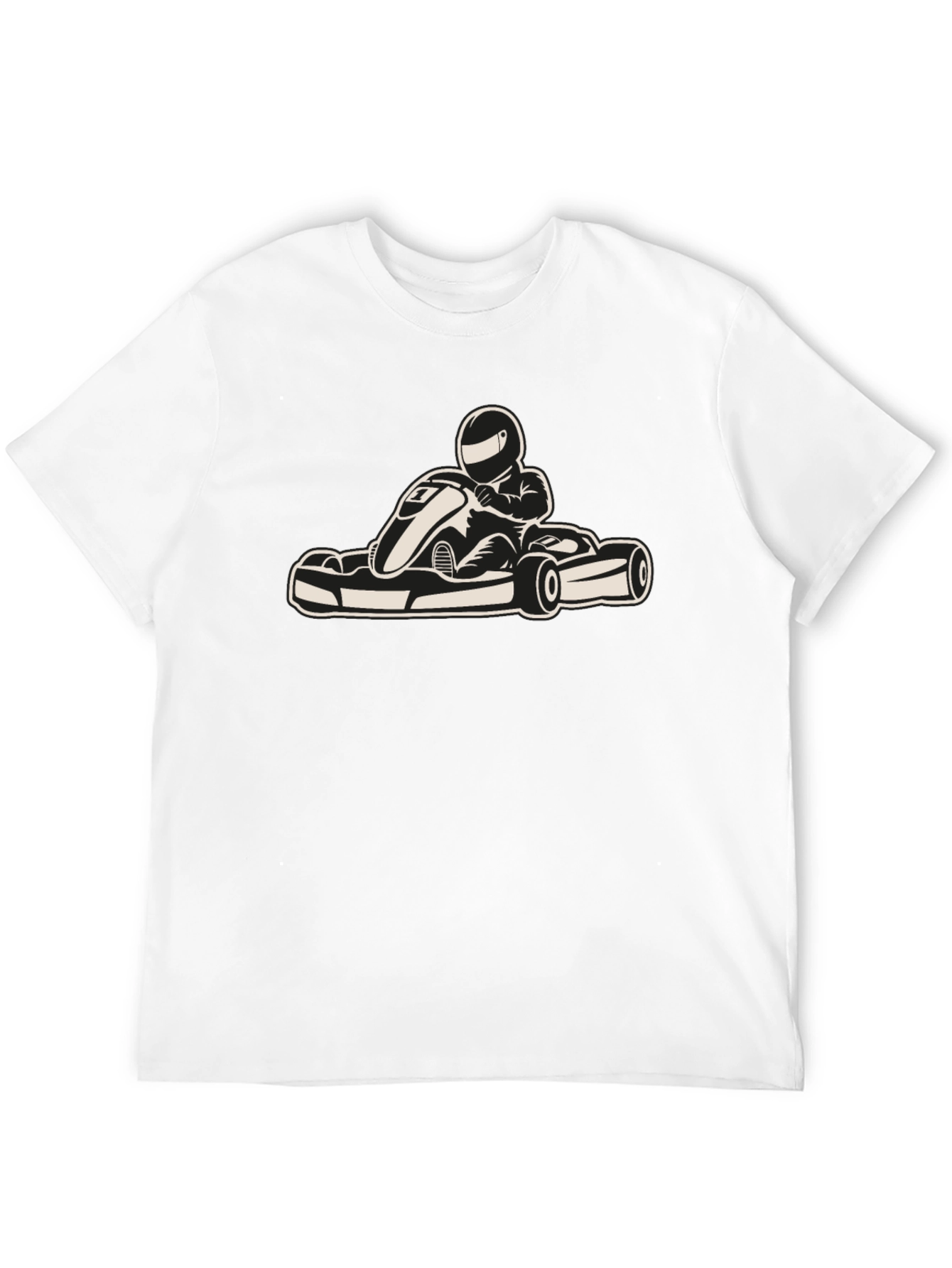 Black Go-Kart T-Shirt: Race-Ready Style