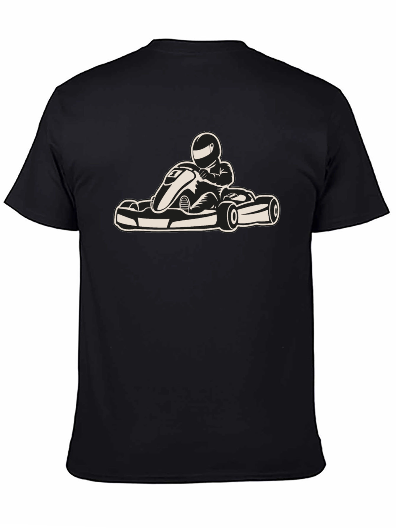 Black Go-Kart T-Shirt: Race-Ready Style