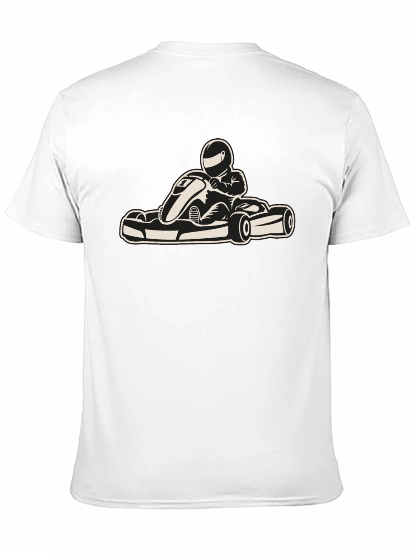 Black Go-Kart T-Shirt: Race-Ready Style