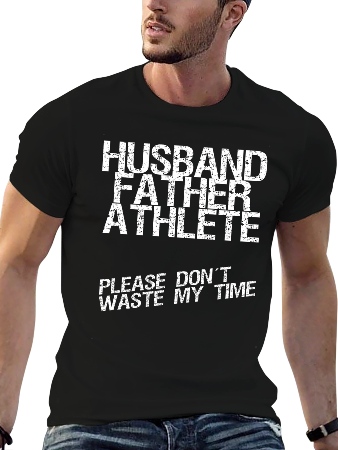 Husband Father Athlete Graphic T-Shirt