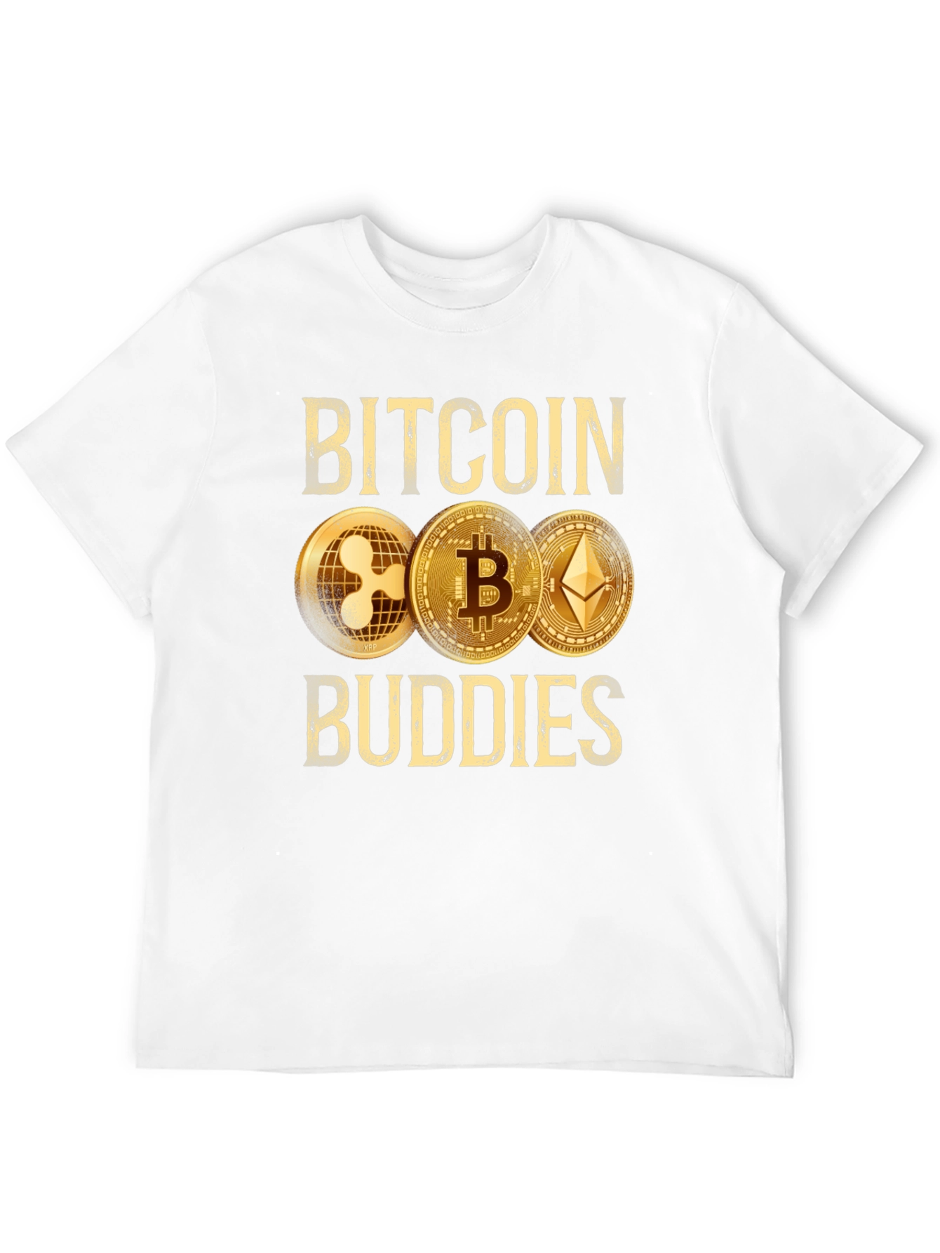 Bitcoin Buddies T-Shirt Crypto XRP Ethereum HODL