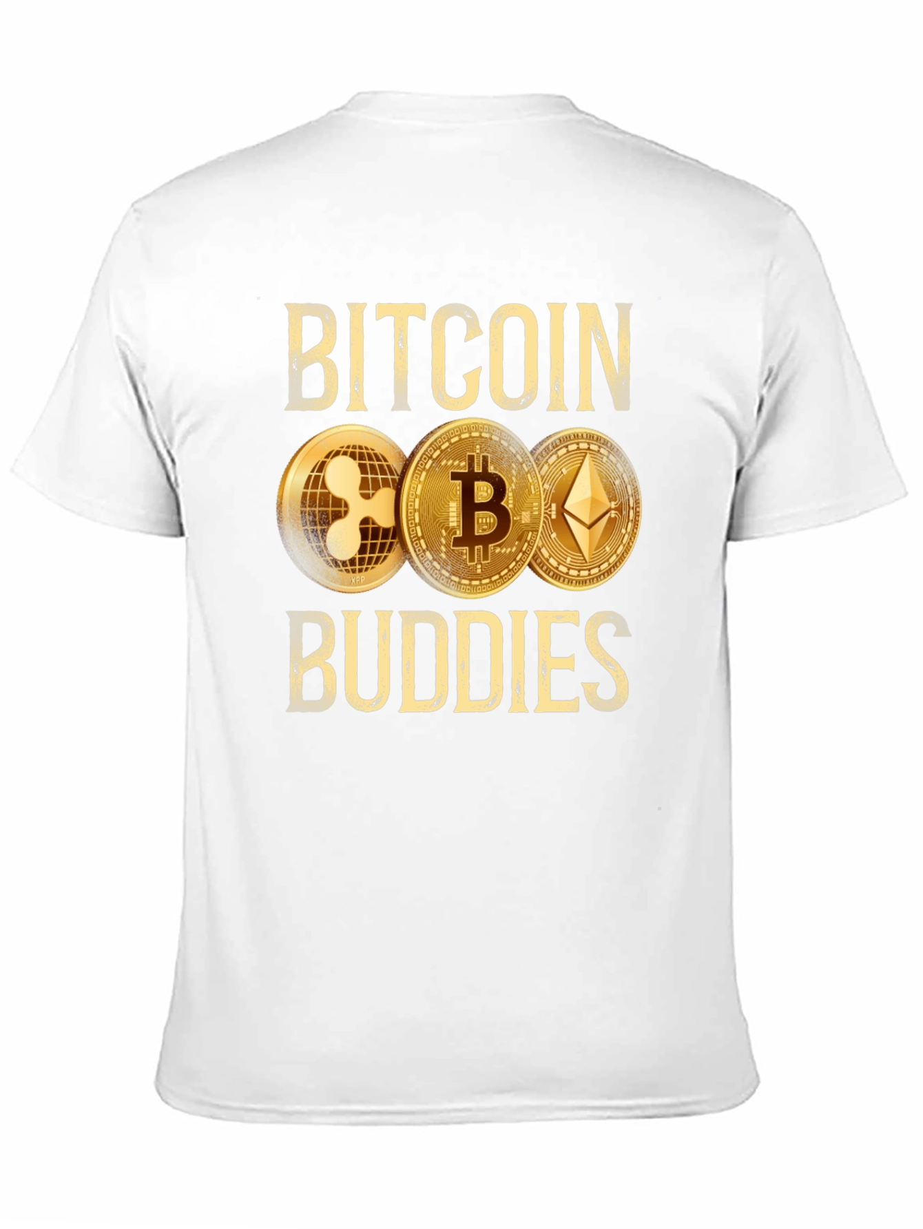 Bitcoin Buddies T-Shirt Crypto XRP Ethereum HODL