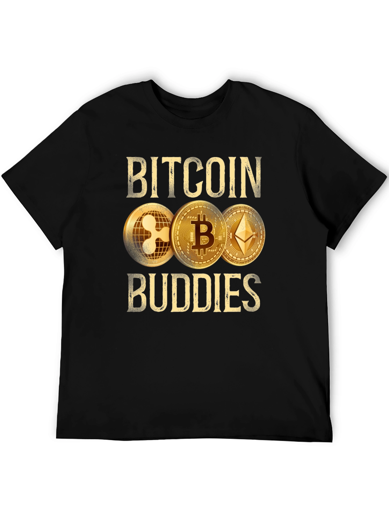 Bitcoin Buddies T-Shirt Crypto XRP Ethereum HODL