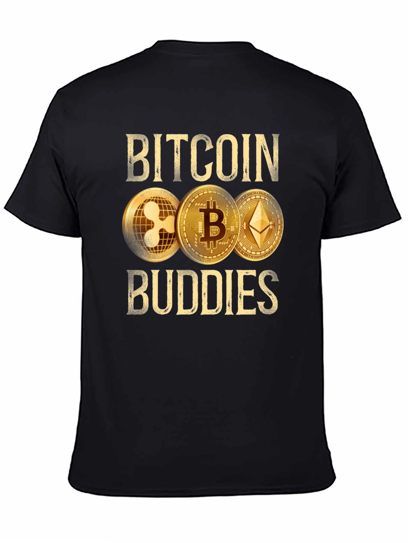 Bitcoin Buddies T-Shirt Crypto XRP Ethereum HODL