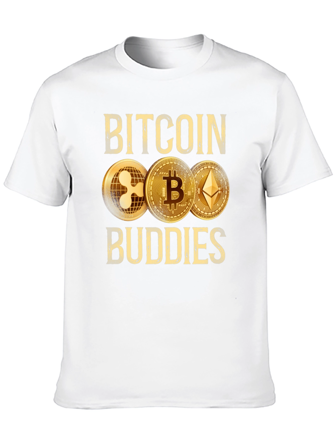 Bitcoin Buddies T-Shirt Crypto XRP Ethereum HODL