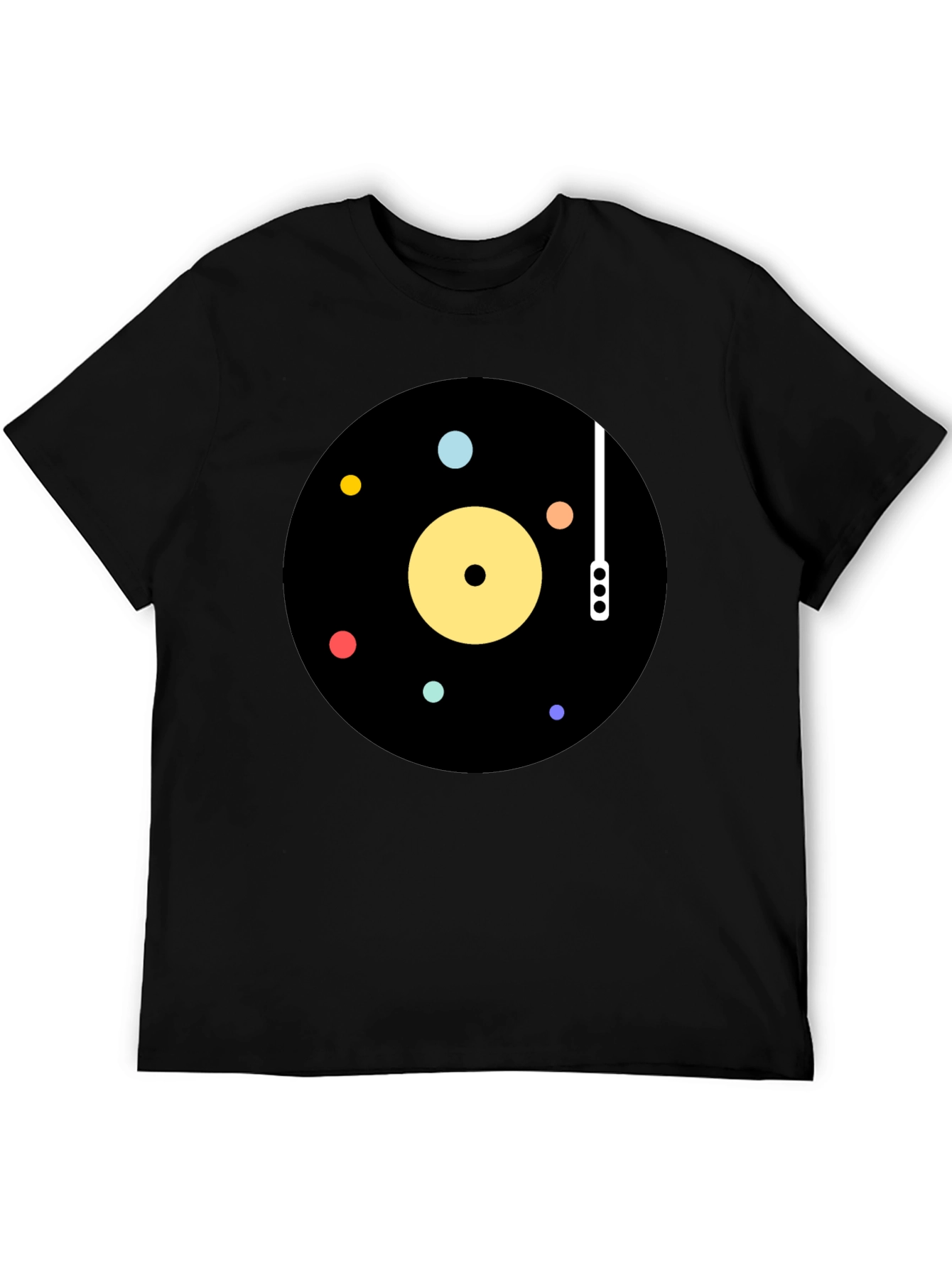 Retro Vinyl Record Graphic T-Shirt