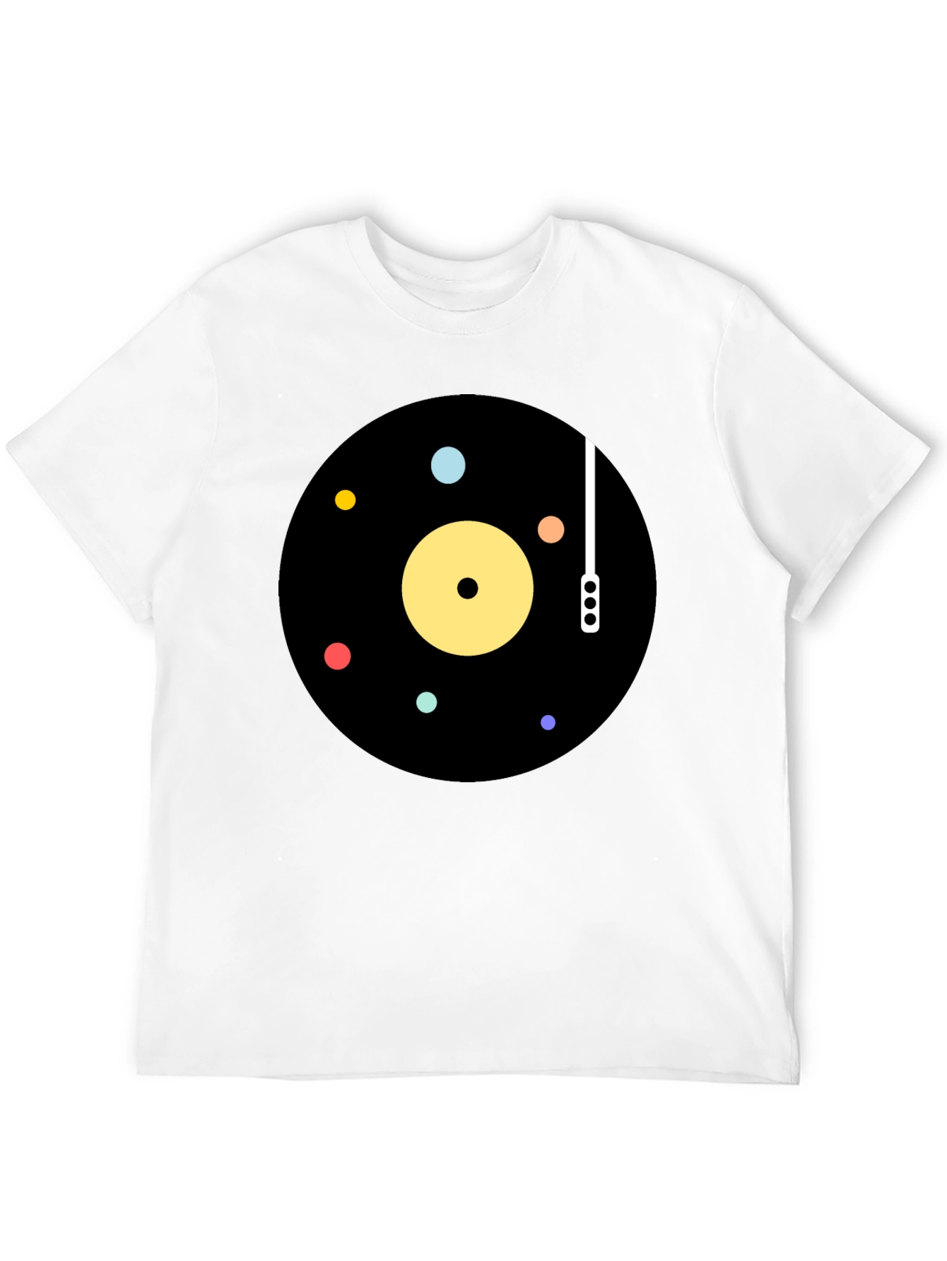 Retro Vinyl Record Graphic T-Shirt