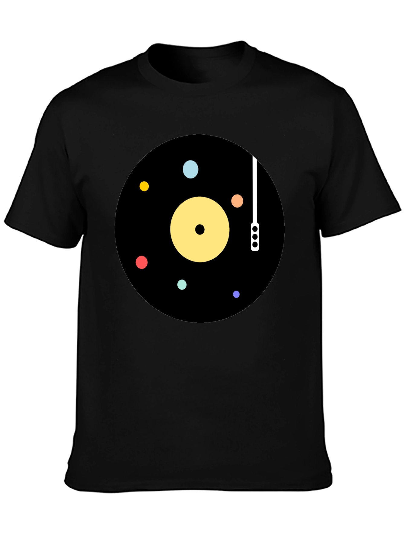 Retro Vinyl Record Graphic T-Shirt