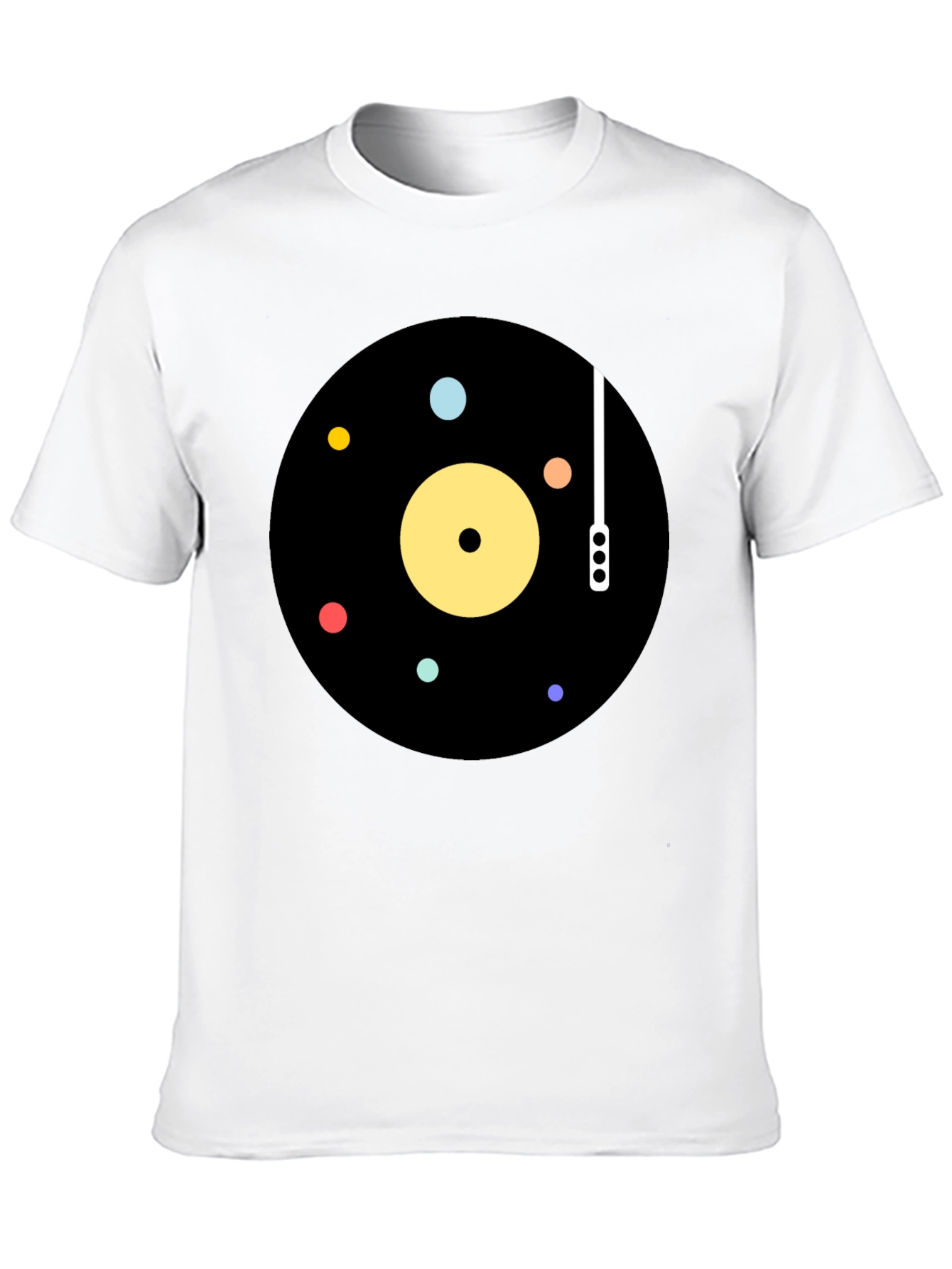 Retro Vinyl Record Graphic T-Shirt