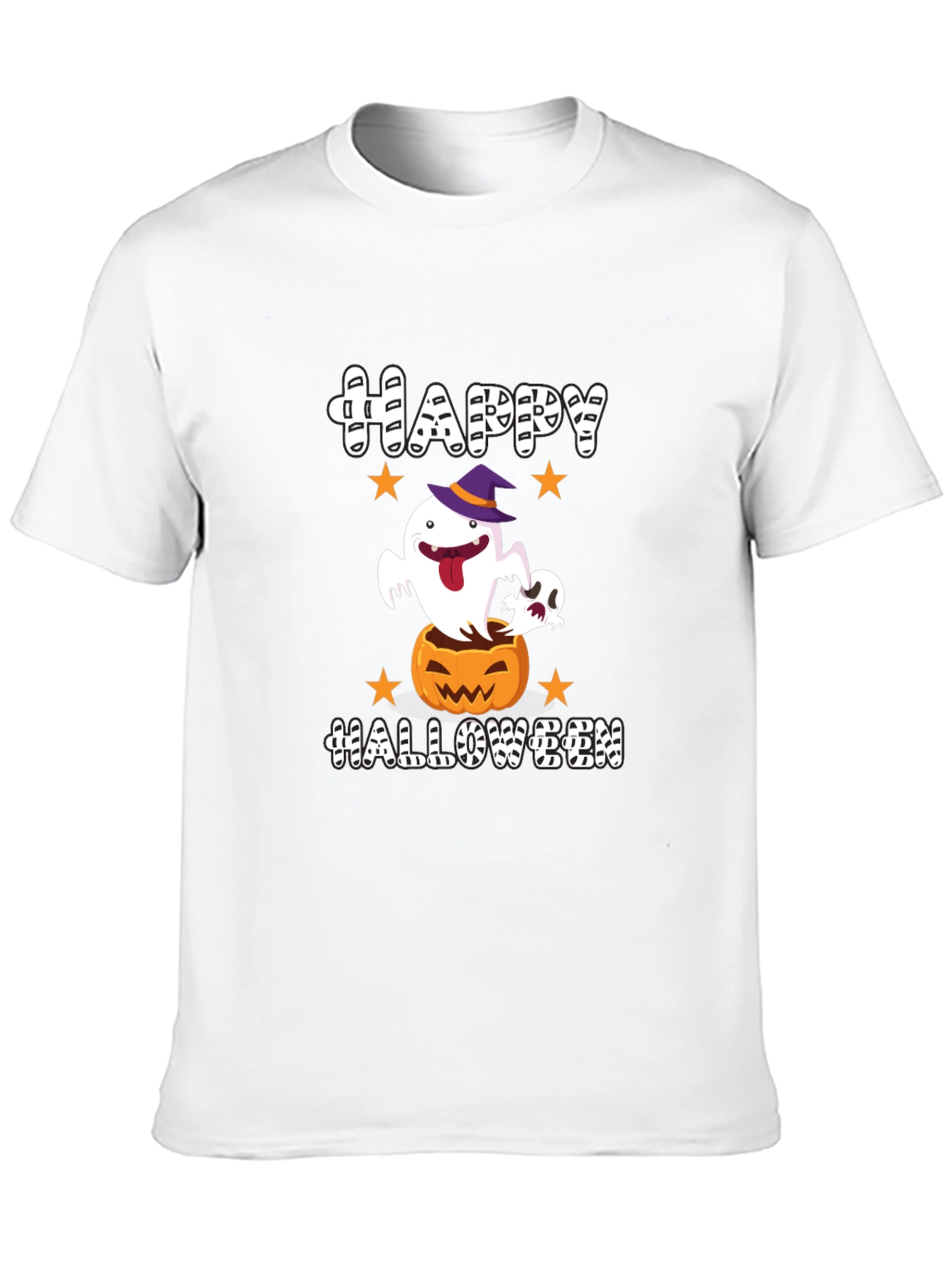 Happy Halloween Ghost Pumpkin T-Shirt