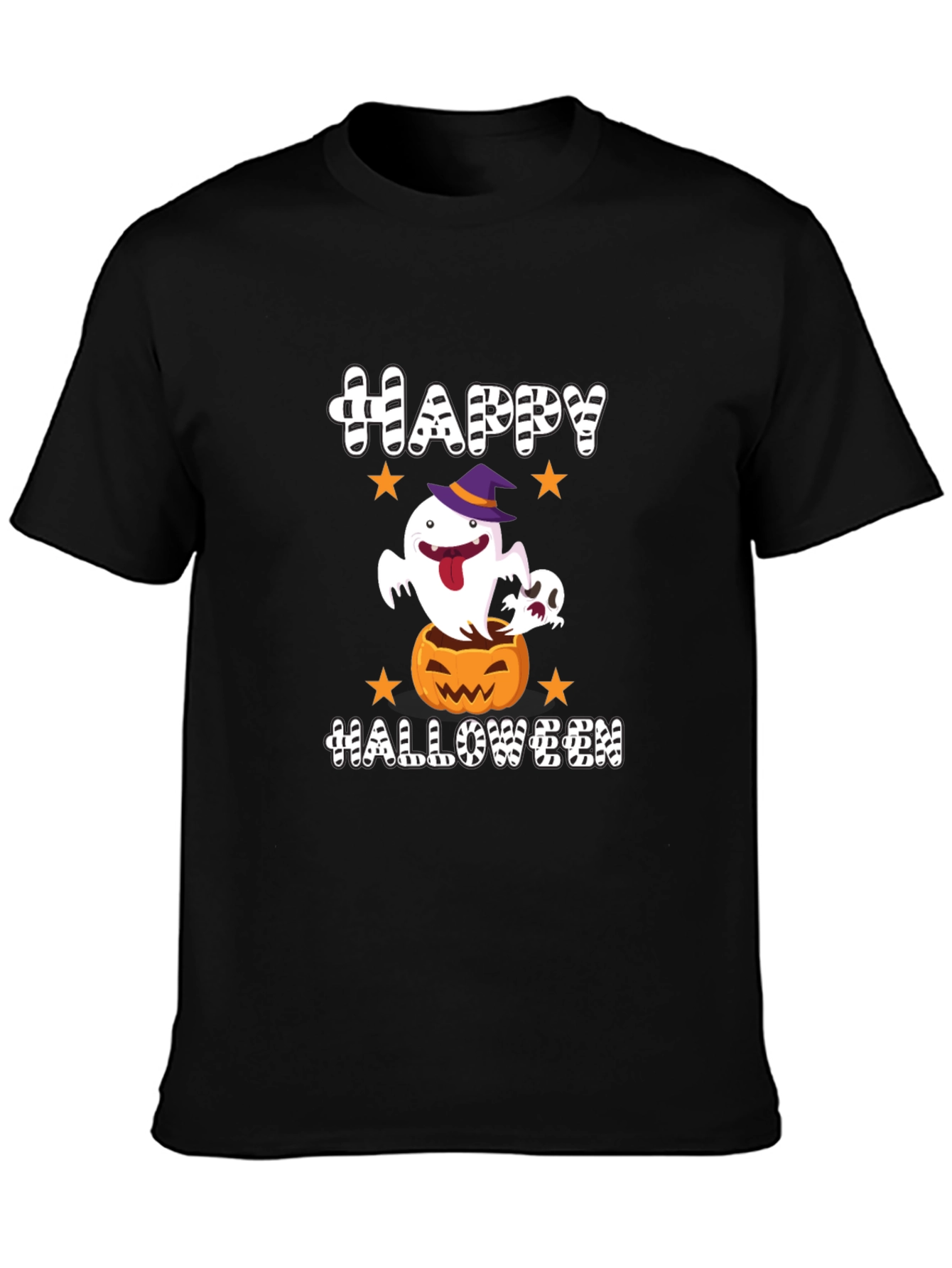 Happy Halloween Ghost Pumpkin T-Shirt
