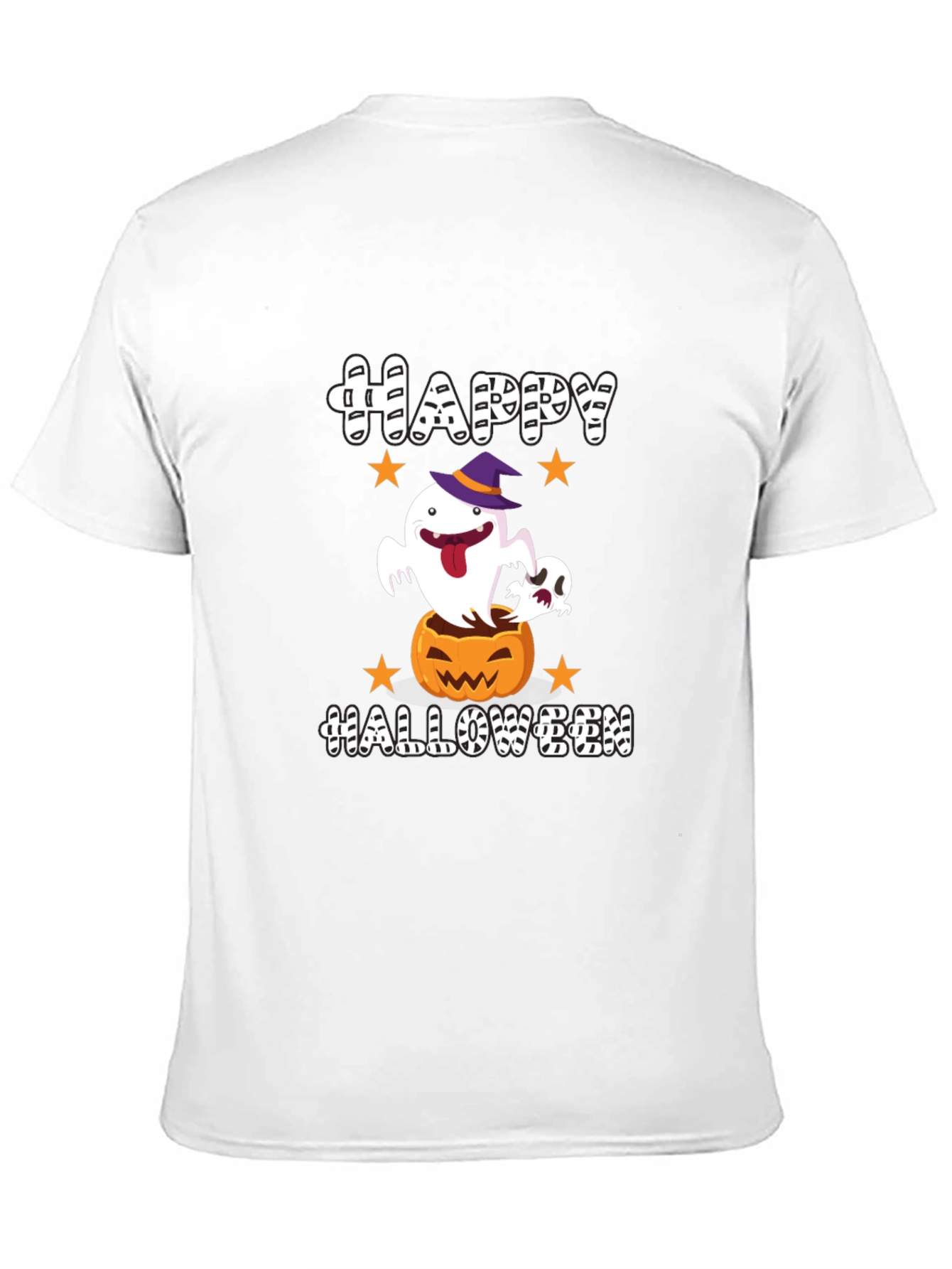 Happy Halloween Ghost Pumpkin T-Shirt