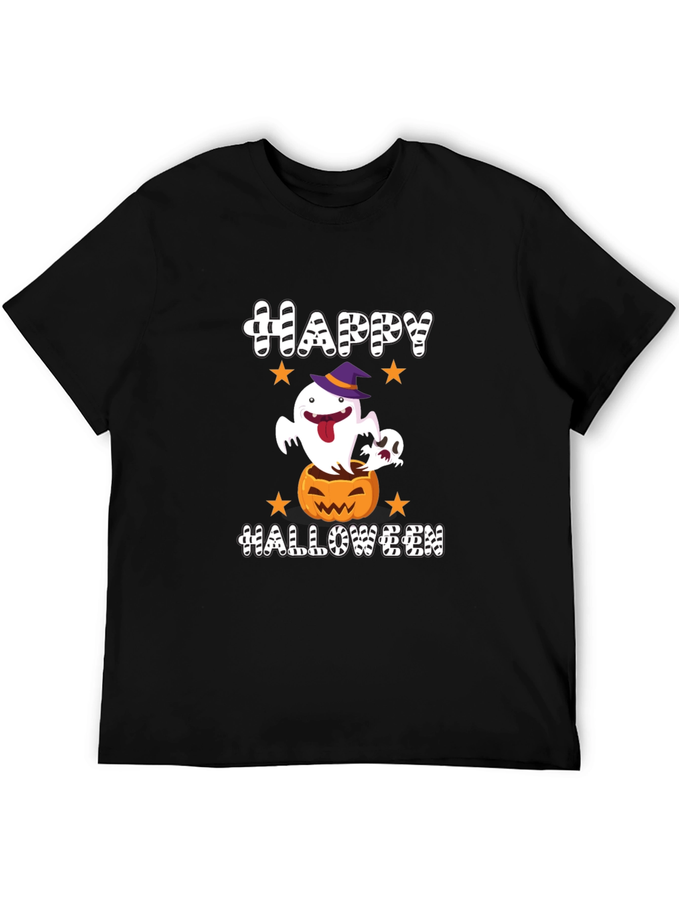 Happy Halloween Ghost Pumpkin T-Shirt