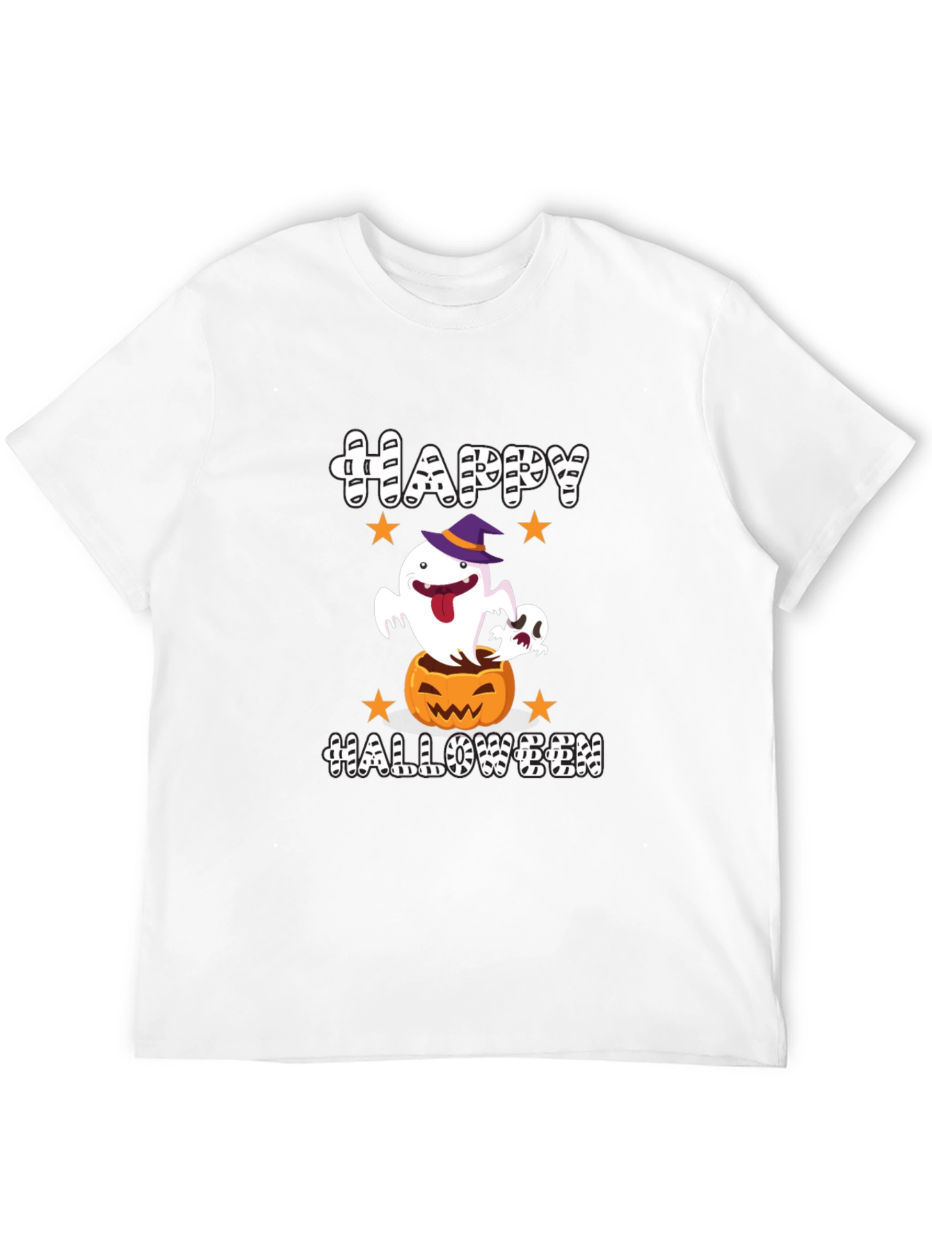Happy Halloween Ghost Pumpkin T-Shirt