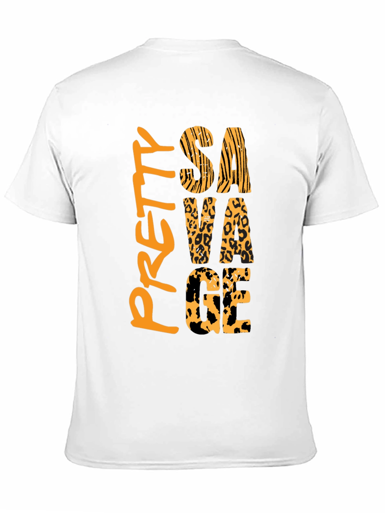 Pretty Savage Graphic Print Mens Black T-Shirt