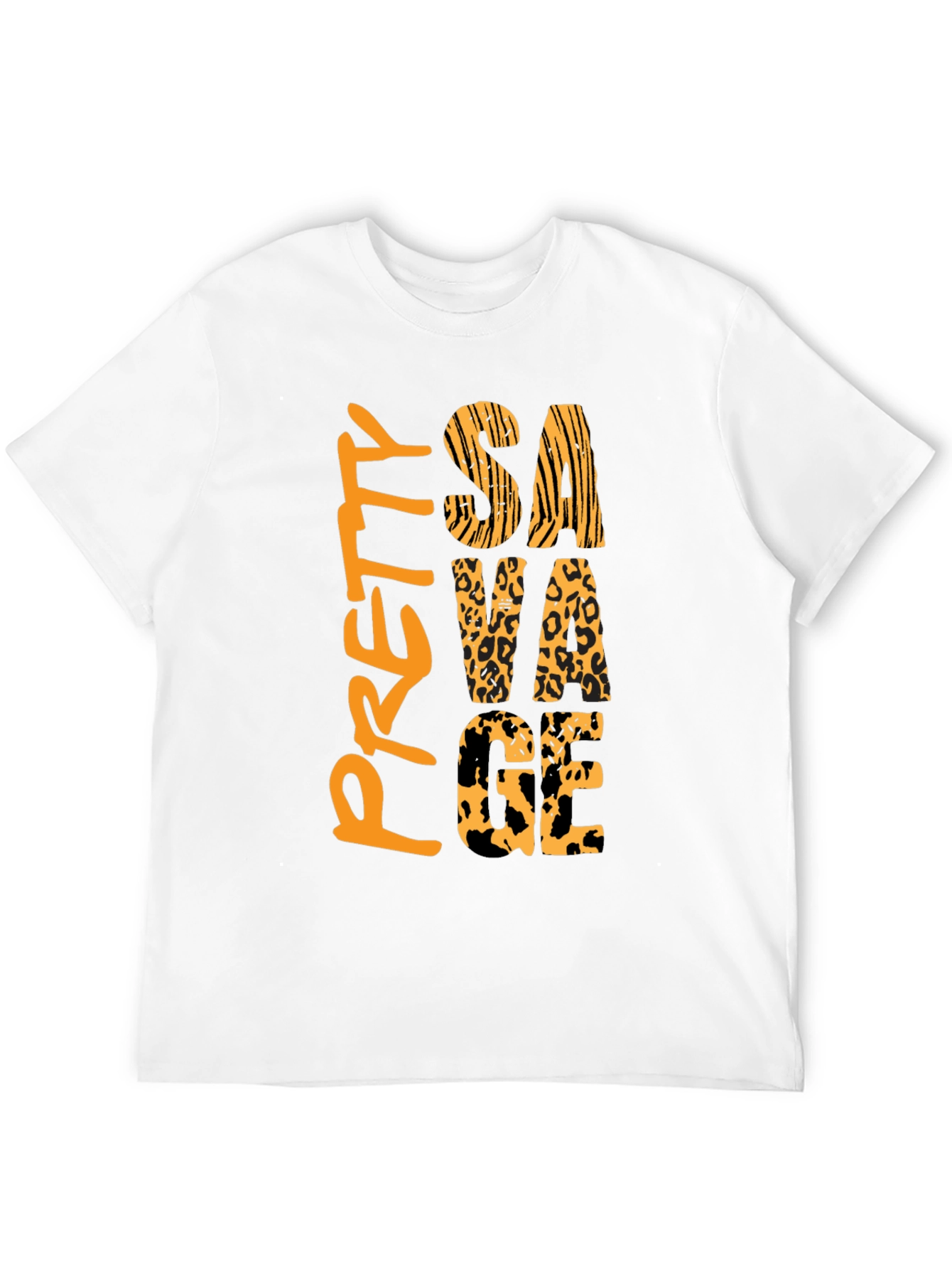 Pretty Savage Graphic Print Mens Black T-Shirt
