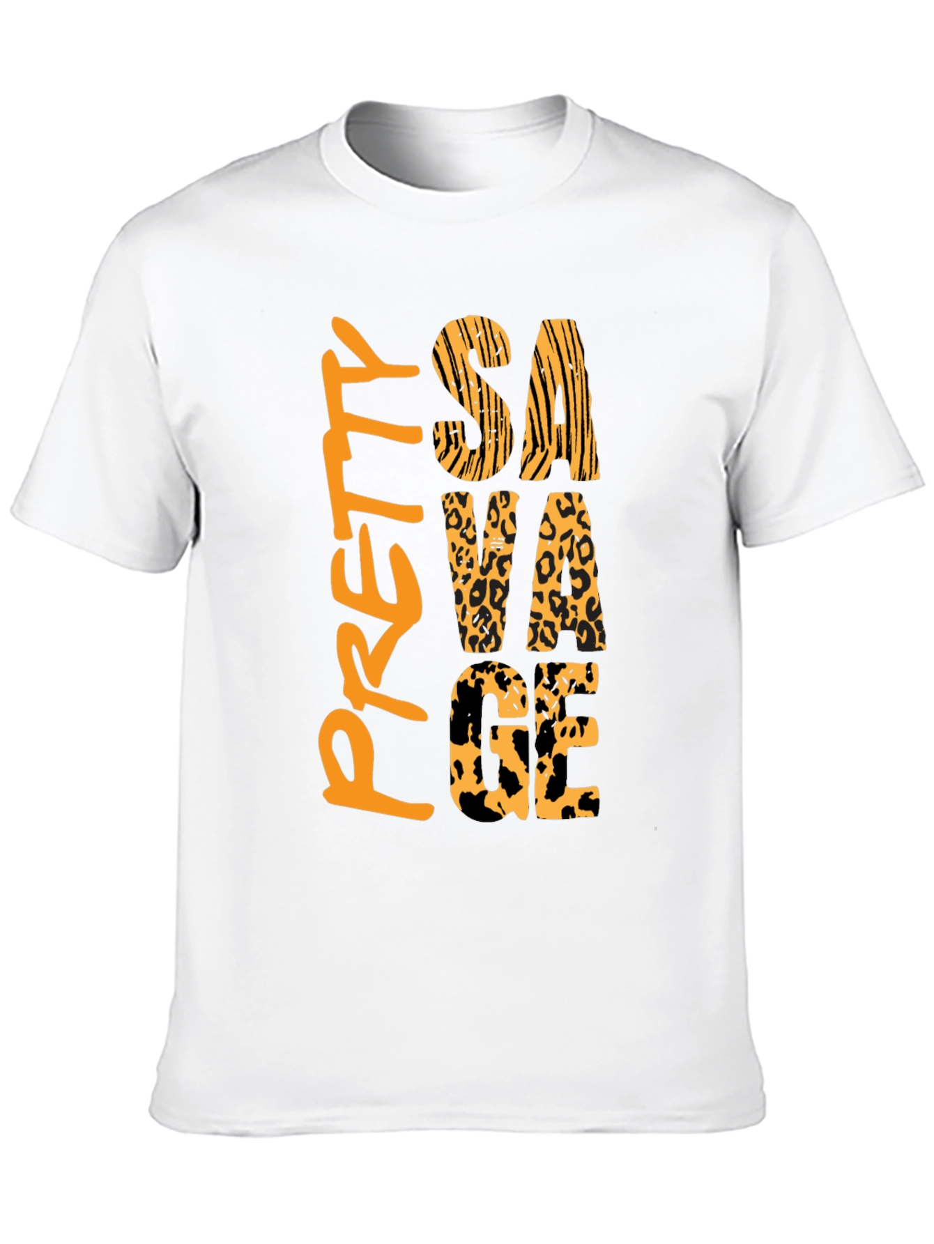 Pretty Savage Graphic Print Mens Black T-Shirt