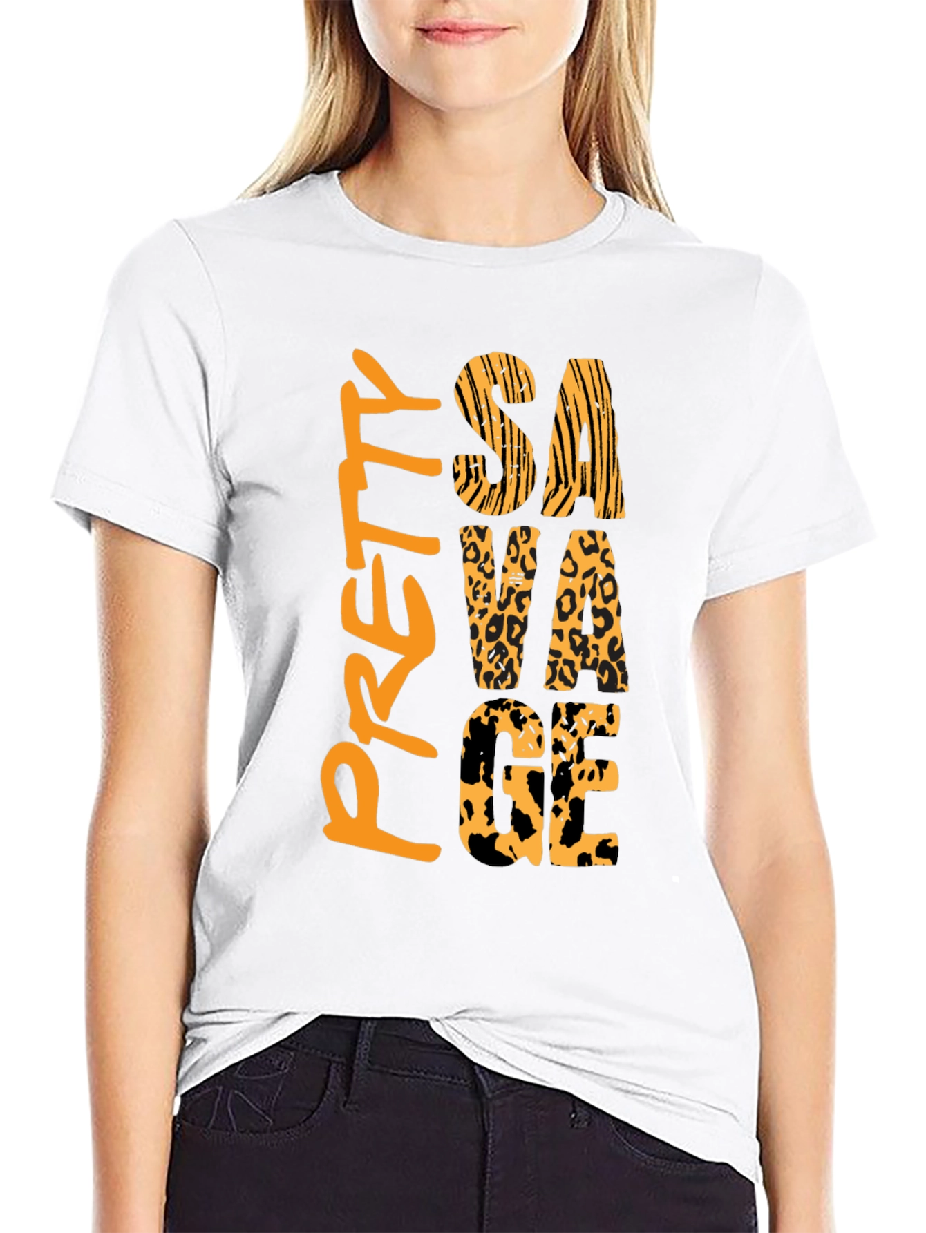 Pretty Savage Graphic Print Mens Black T-Shirt