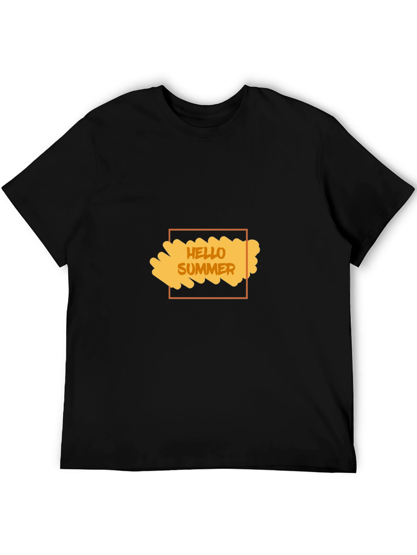Hello Summer Black T-Shirt
