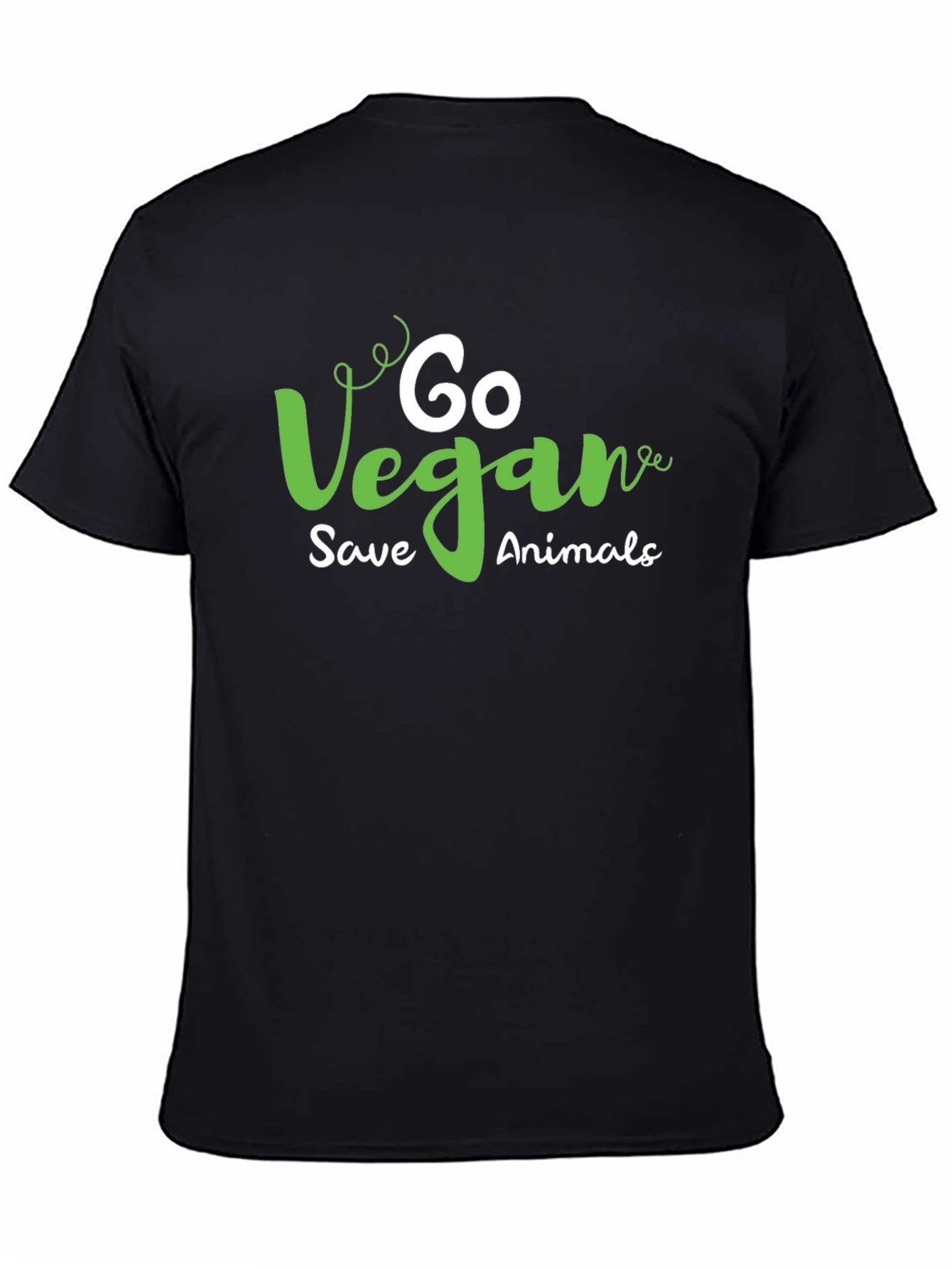 Go Vegan Save Animals Graphic T-Shirt