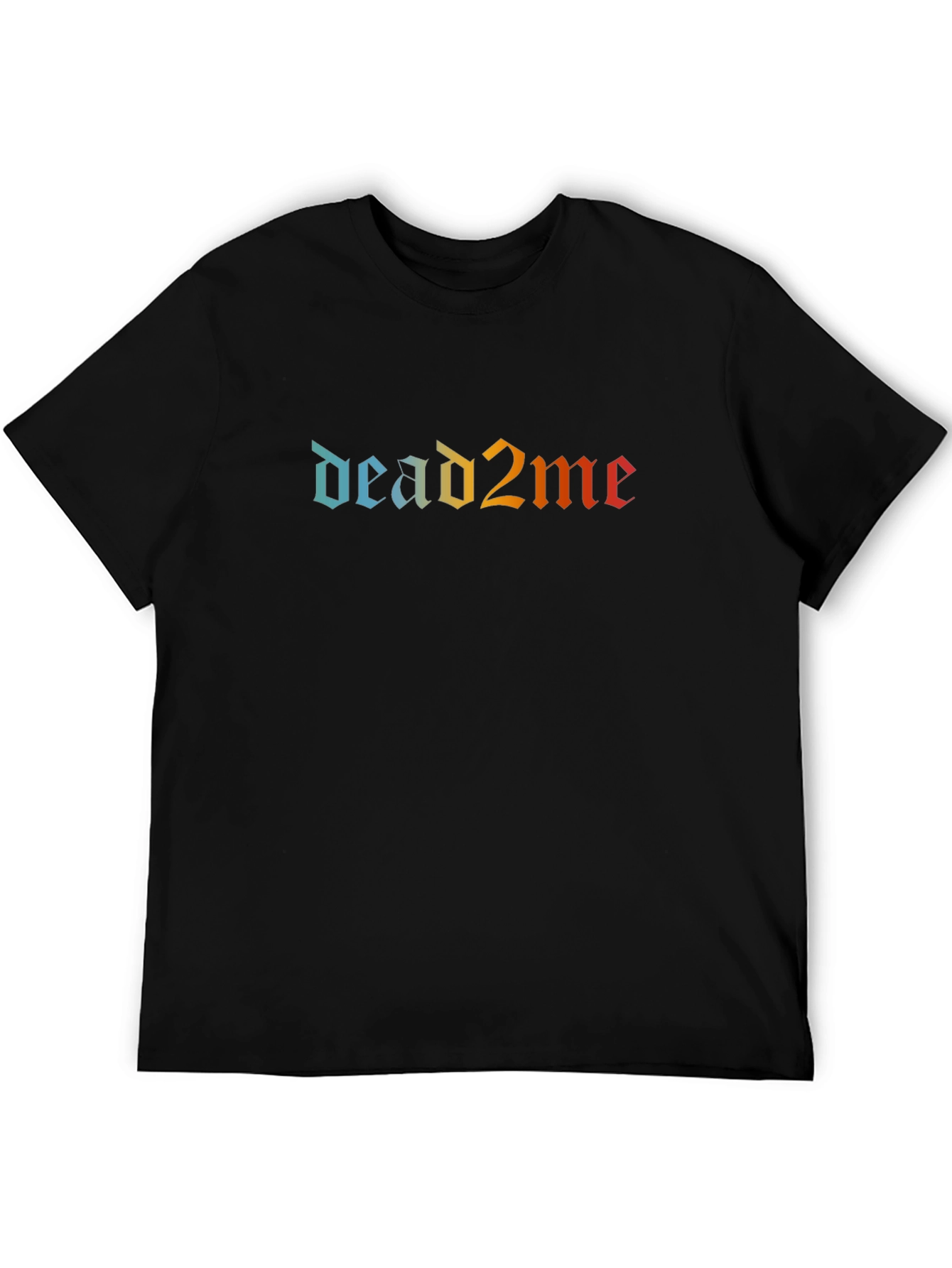 Dead2Me Graphic Tee - Trendy Black T-Shirt