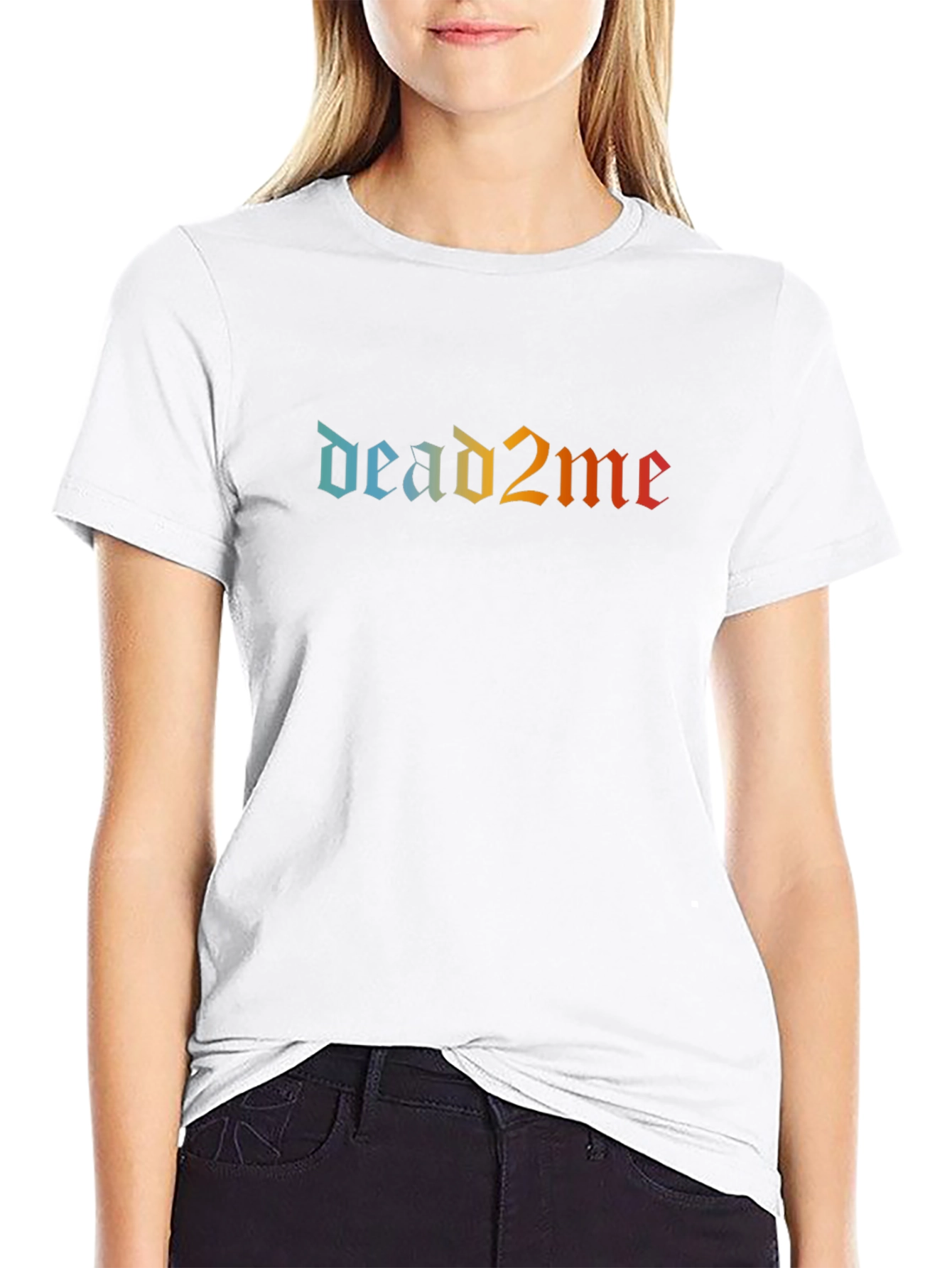 Dead2Me Graphic Tee - Trendy Black T-Shirt