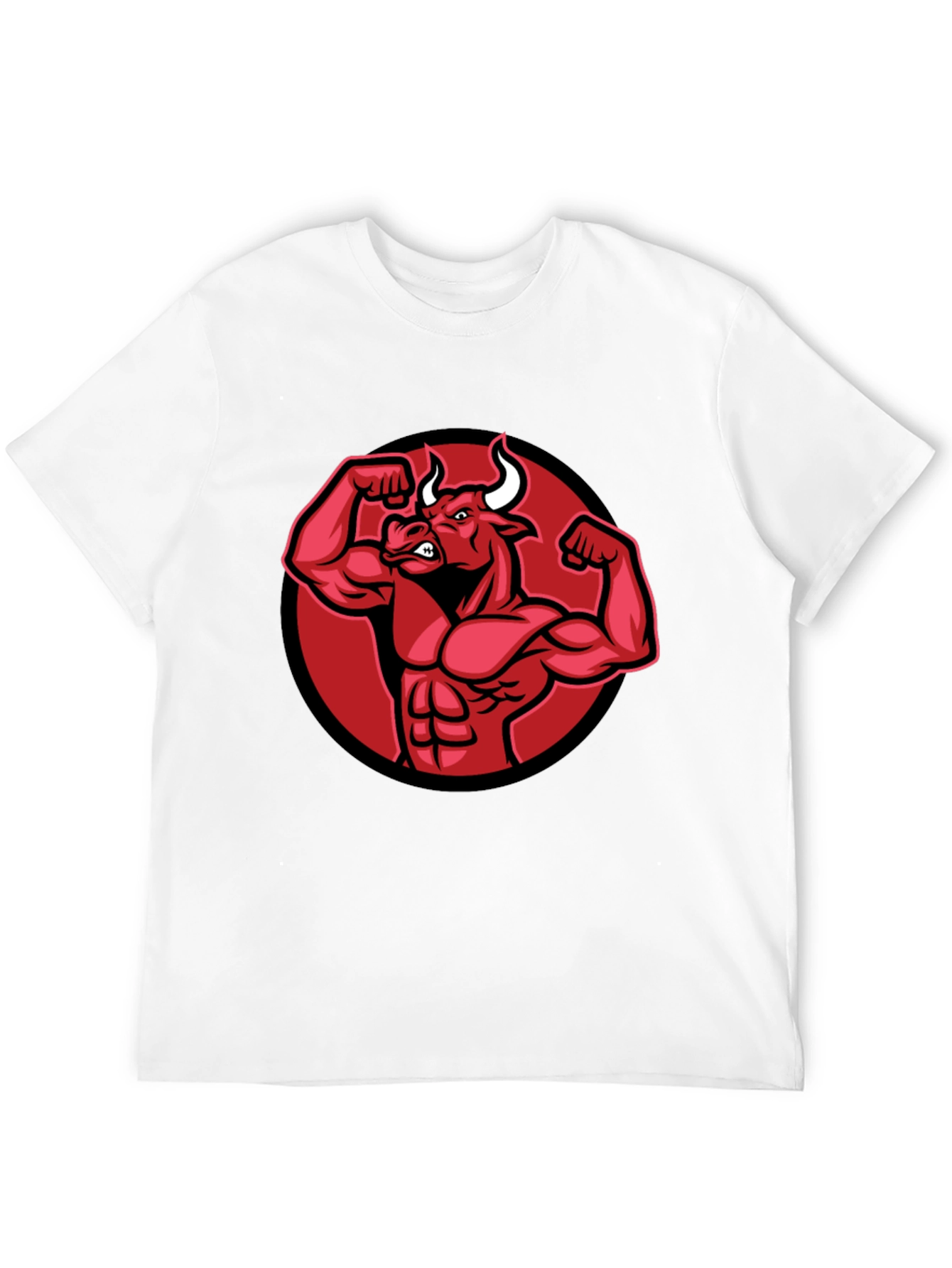 Black Bull Muscle Tee - Gym Ready!