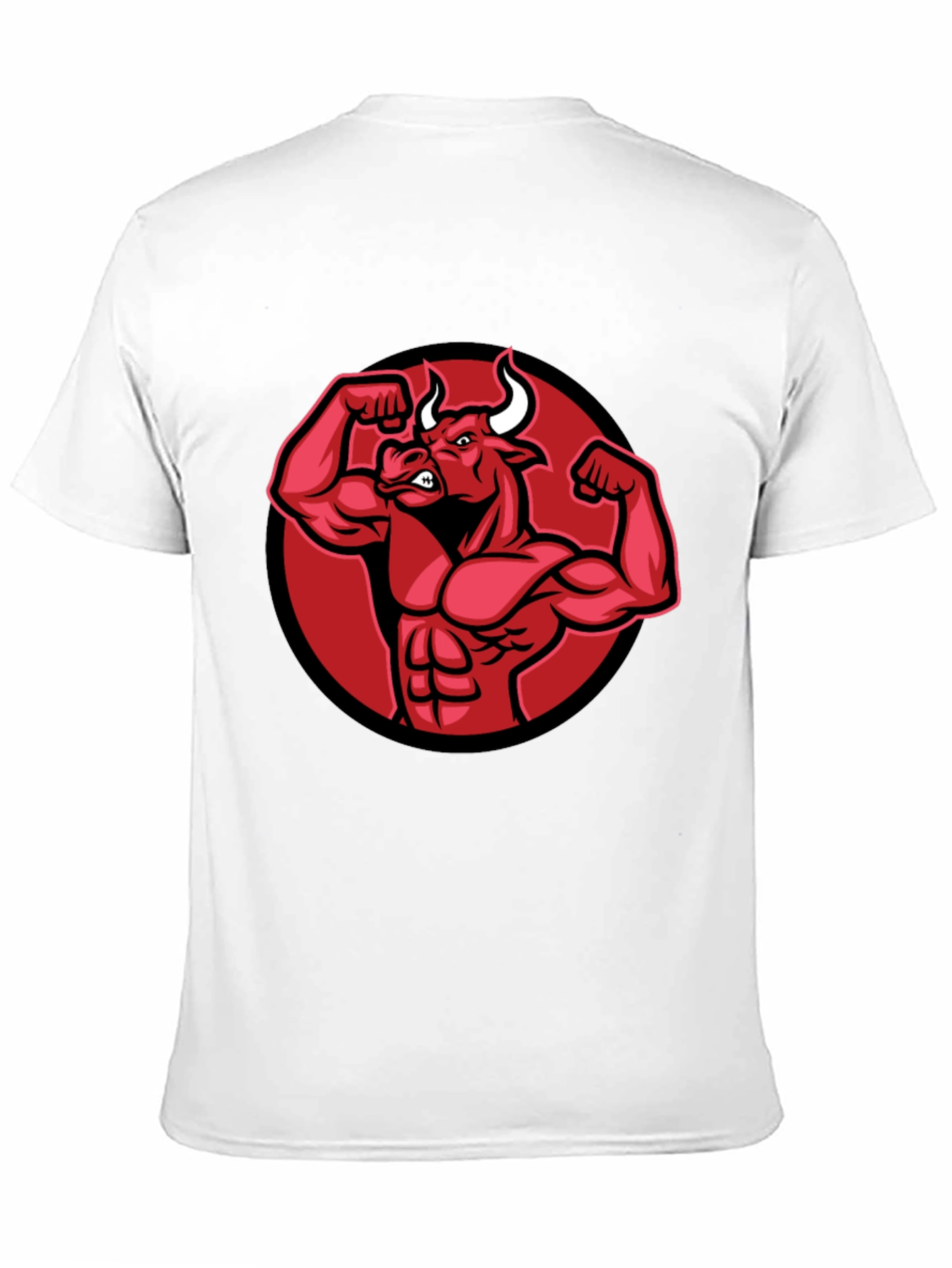 Black Bull Muscle Tee - Gym Ready!