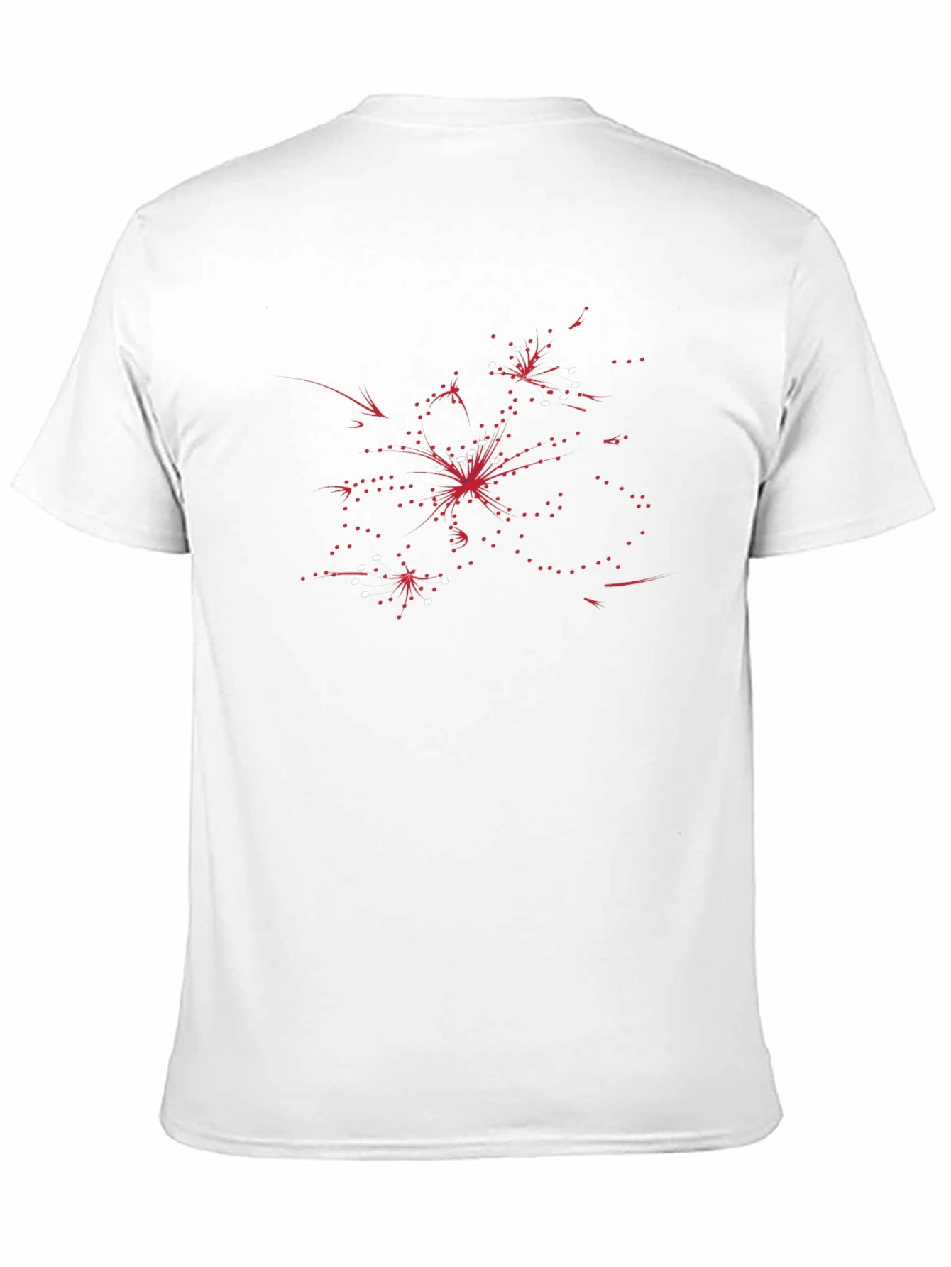 Abstract Graphic Print Crew Neck T-Shirt