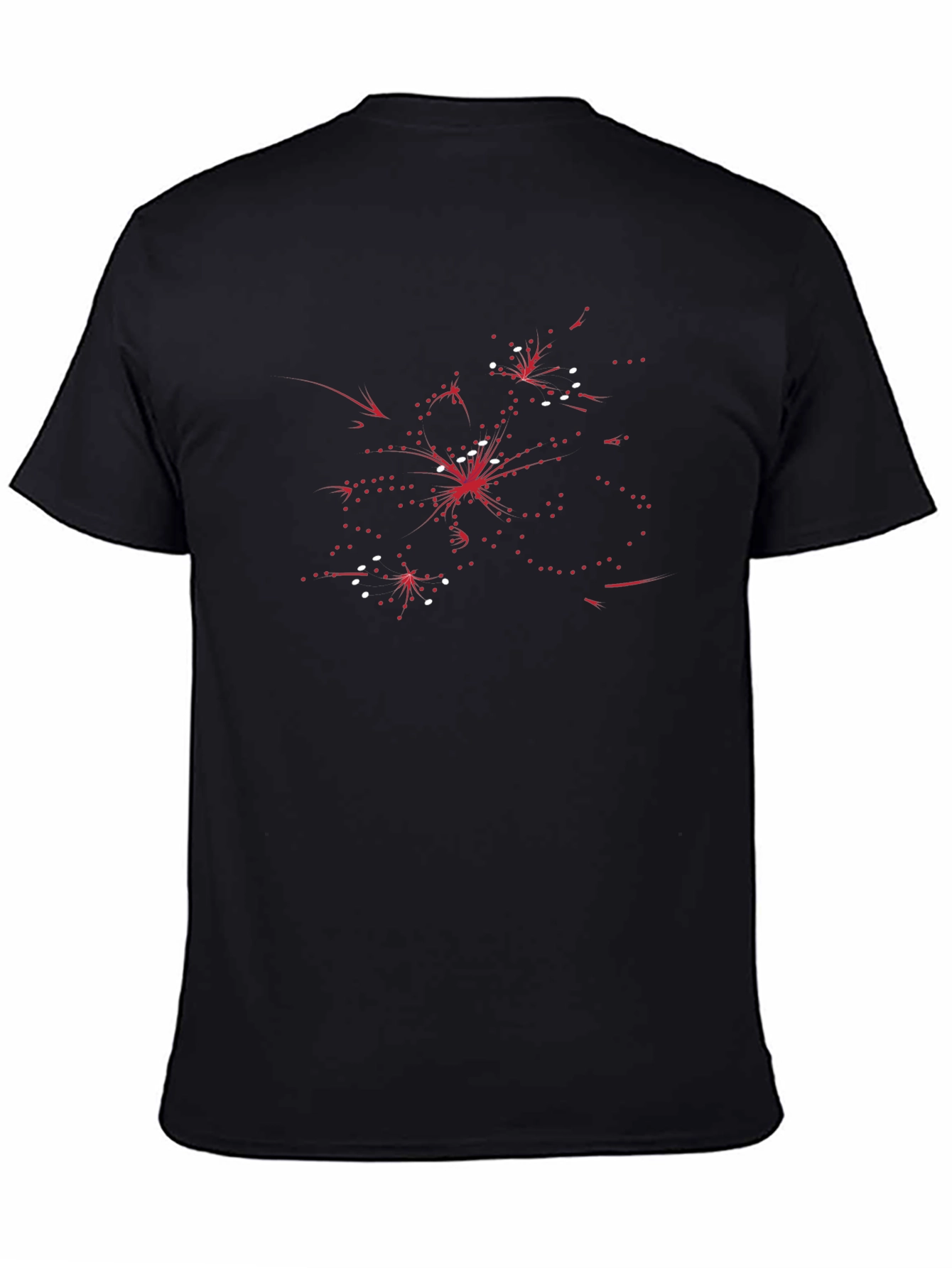 Abstract Graphic Print Crew Neck T-Shirt