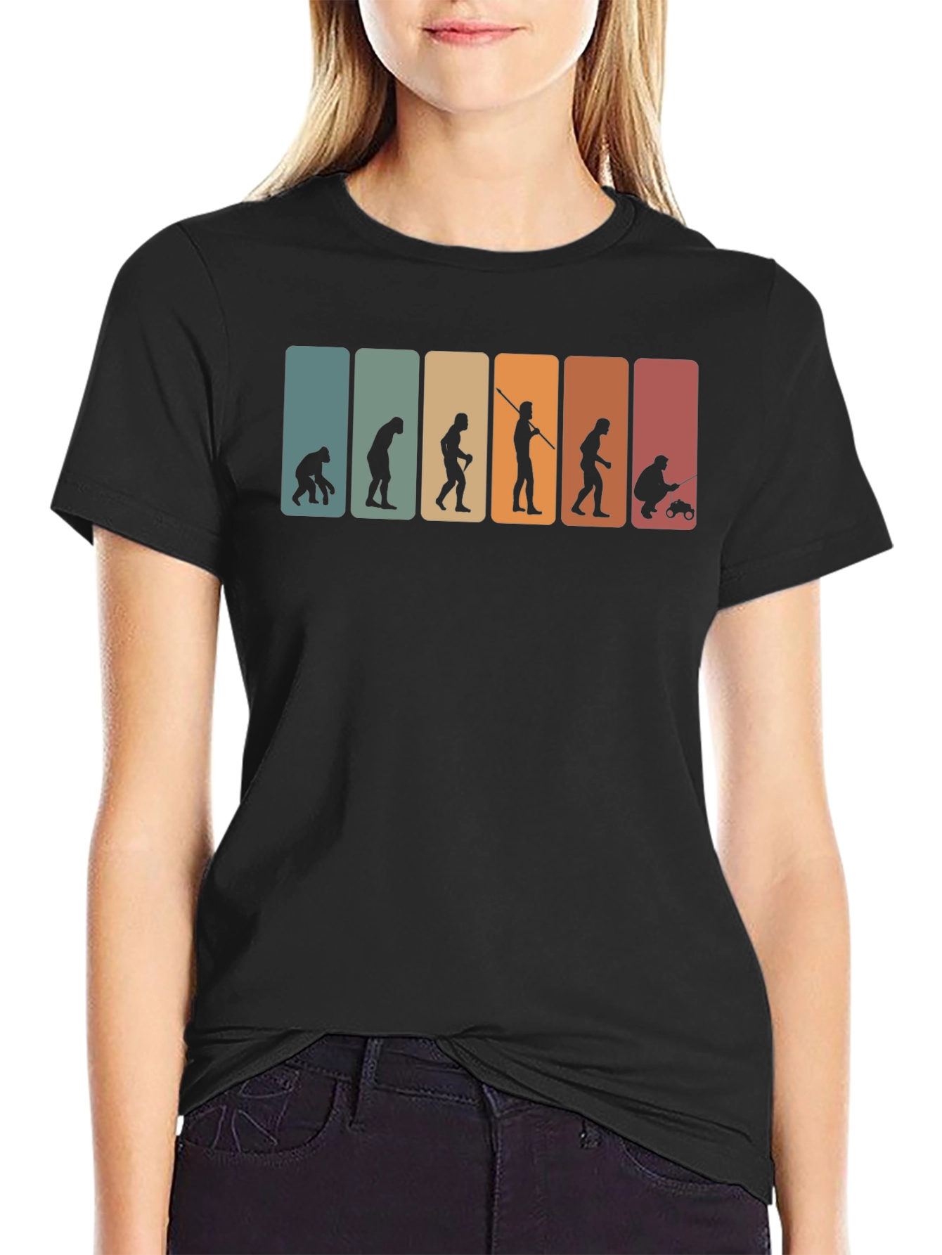 Evolution of RC Car Racing Black T-Shirt