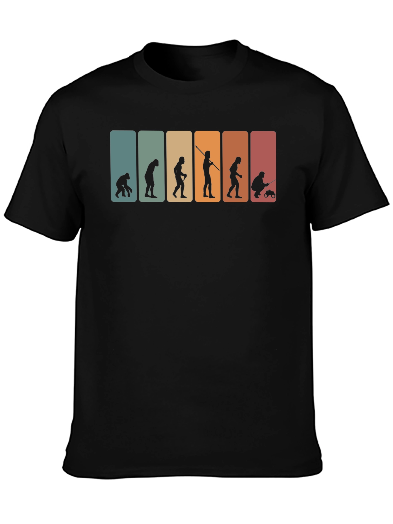 Evolution of RC Car Racing Black T-Shirt